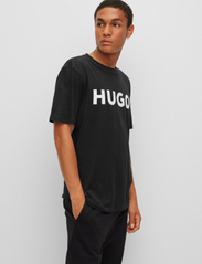 HUGO - Dulivio - kortärmade t-shirts - black - 4