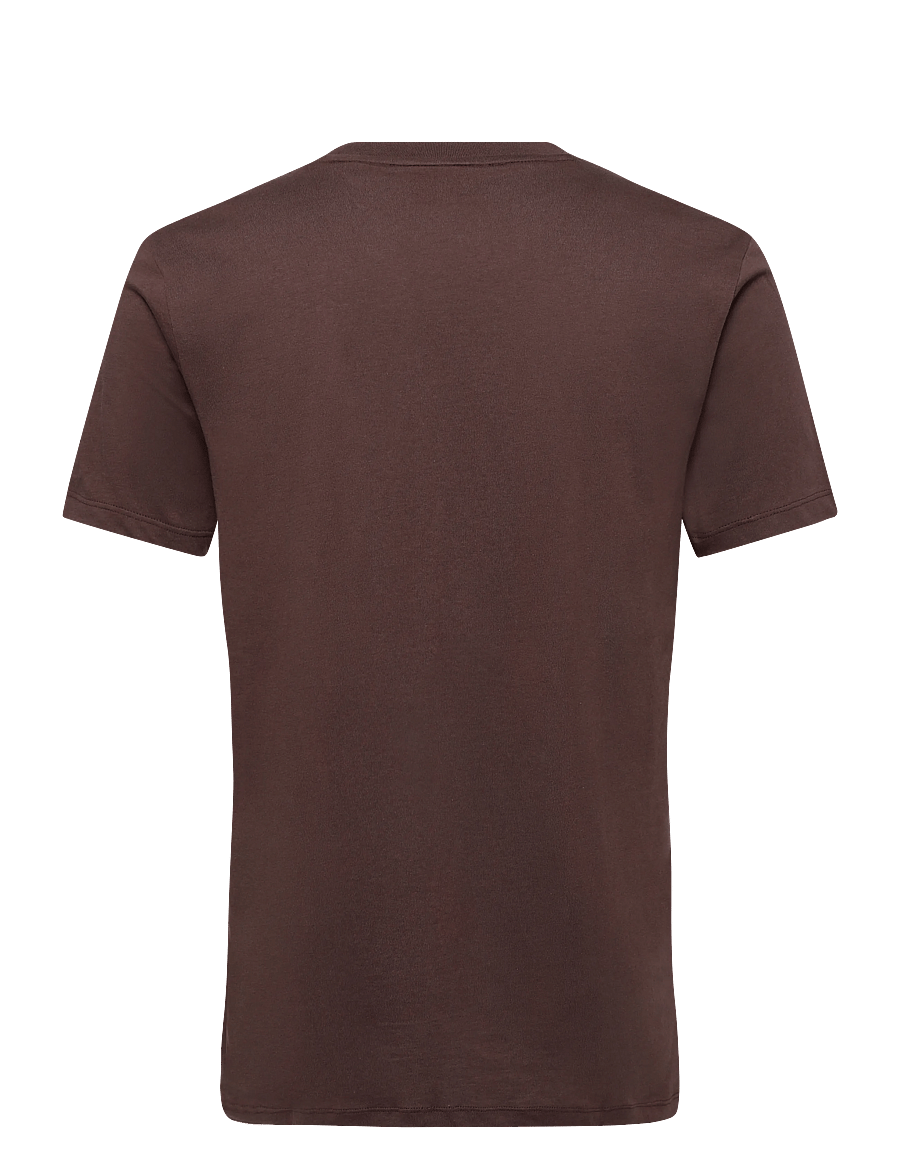 HUGO - Dulivio - kurzärmelige t-shirts - brown overflow - 1