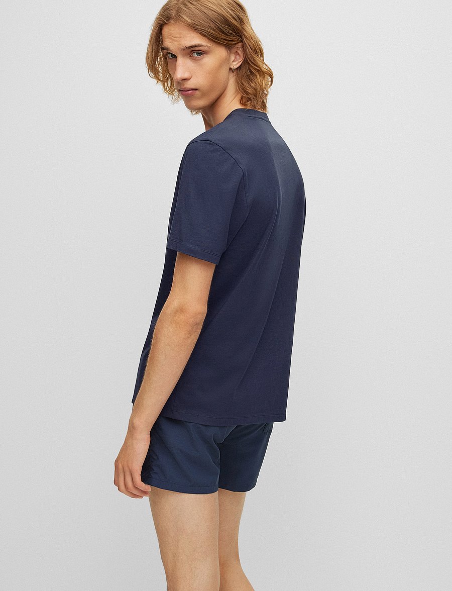 HUGO - Dulivio - kurzärmelige t-shirts - dark blue - 4