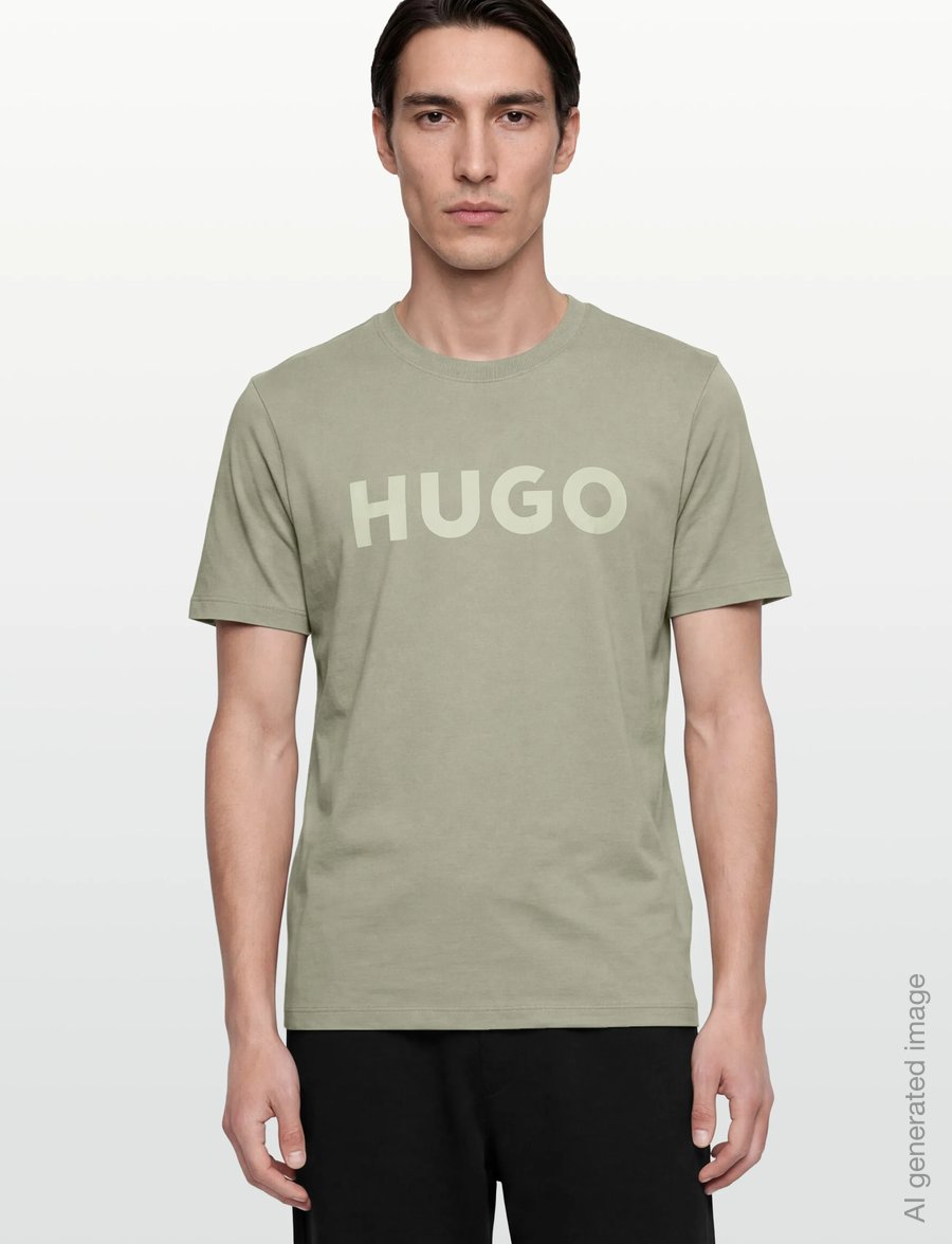 HUGO - Dulivio - lühikeste varrukatega t-särgid - light/pastel green - 3