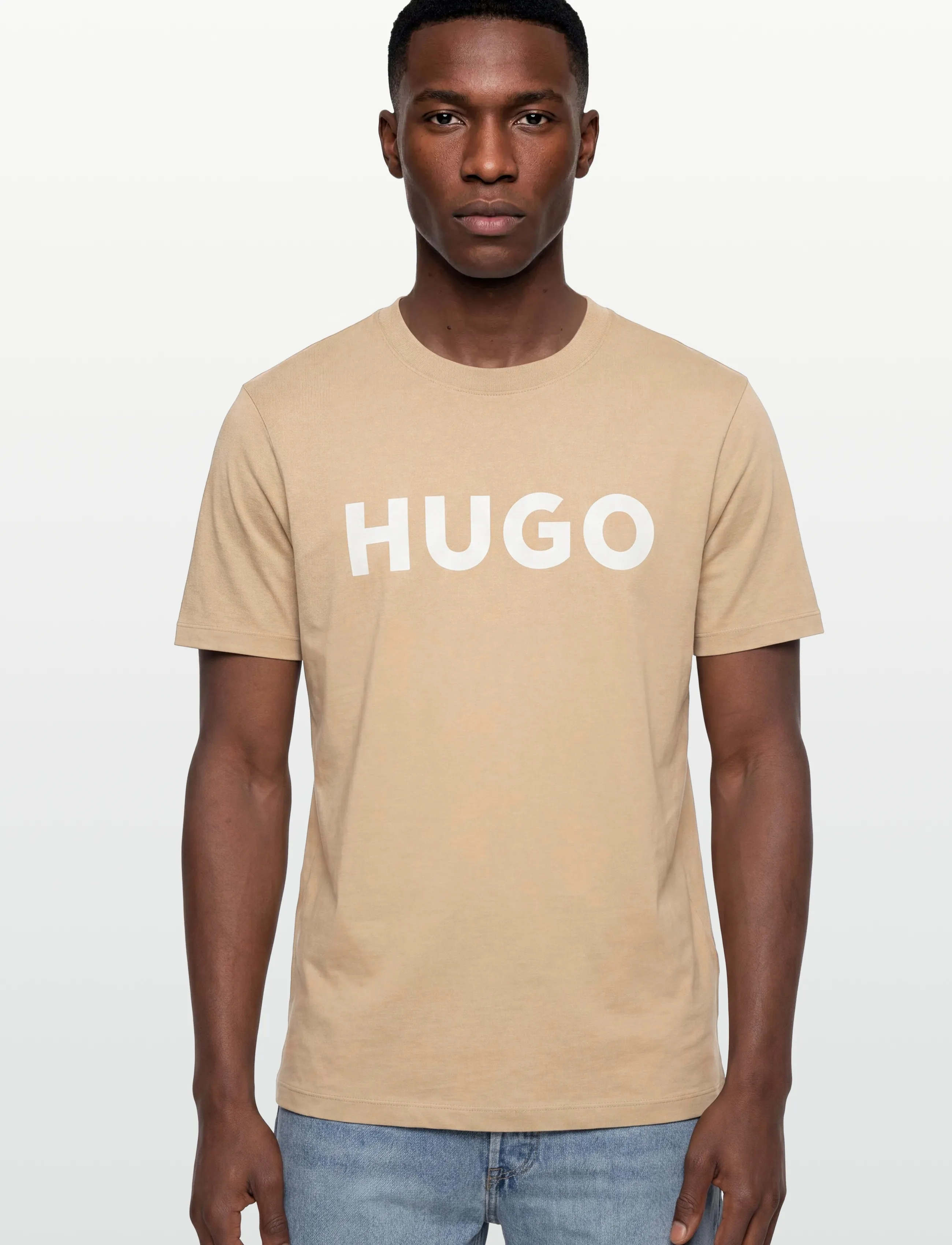 HUGO - Dulivio - kortärmade t-shirts - medium beige - 3