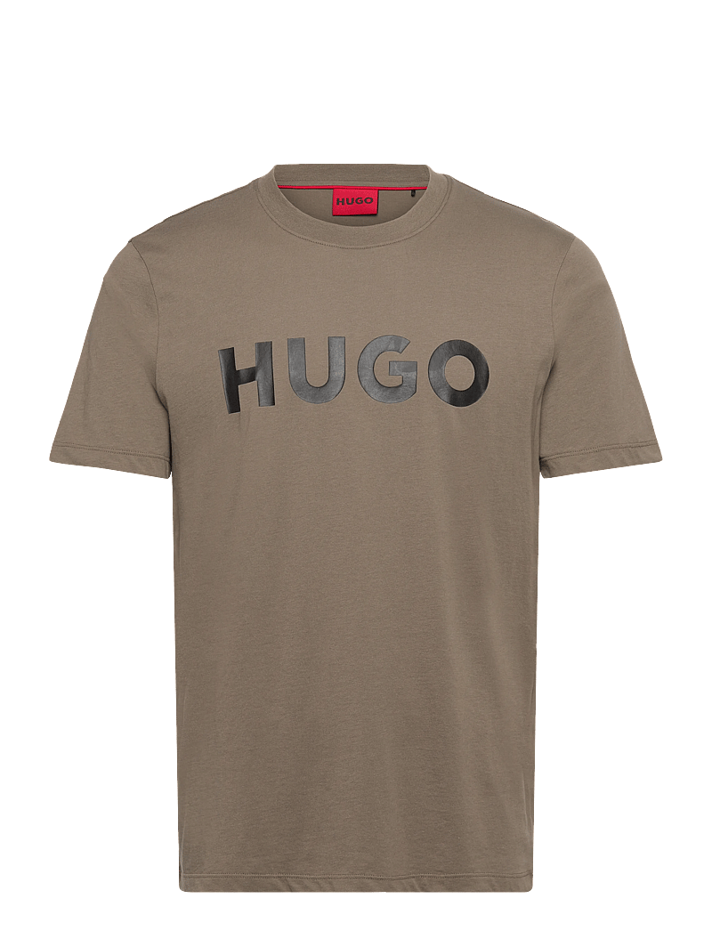 HUGO - Dulivio - kortærmede t-shirts - medium grey - 0