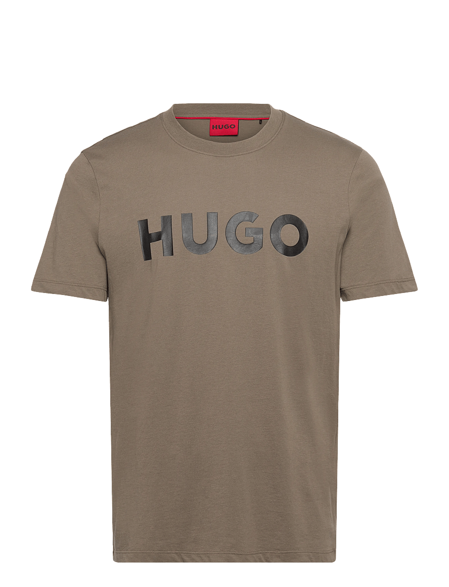 HUGO - Dulivio - lühikeste varrukatega t-särgid - medium grey - 0