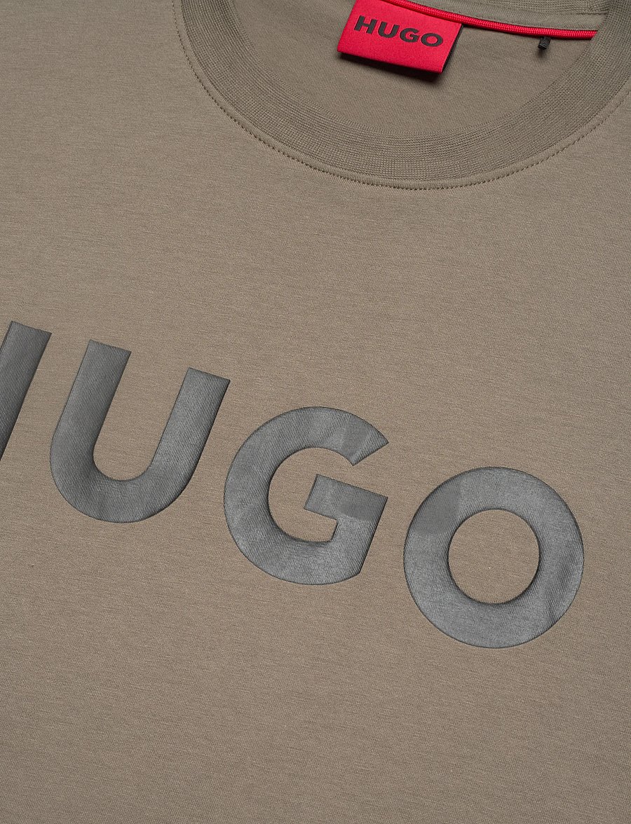HUGO - Dulivio - lühikeste varrukatega t-särgid - medium grey - 2