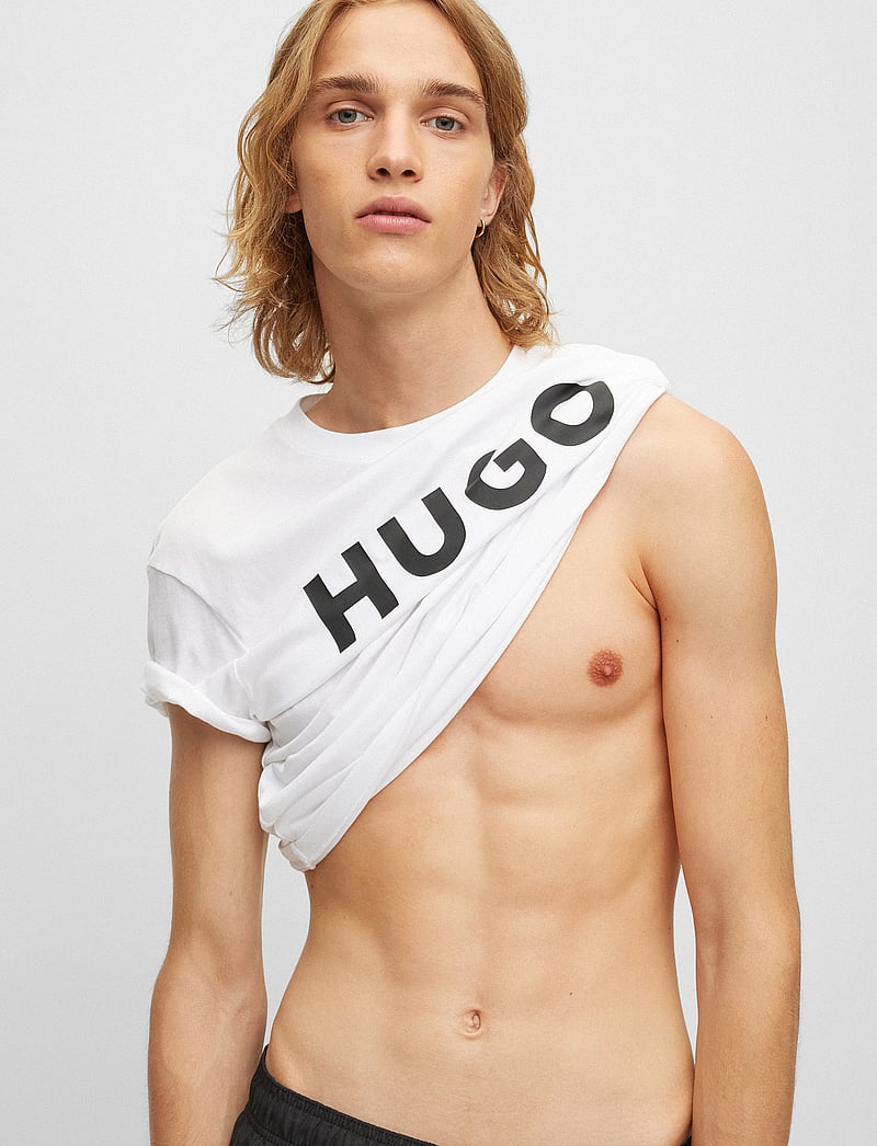 HUGO - Dulivio - kortärmade t-shirts - open white - 2