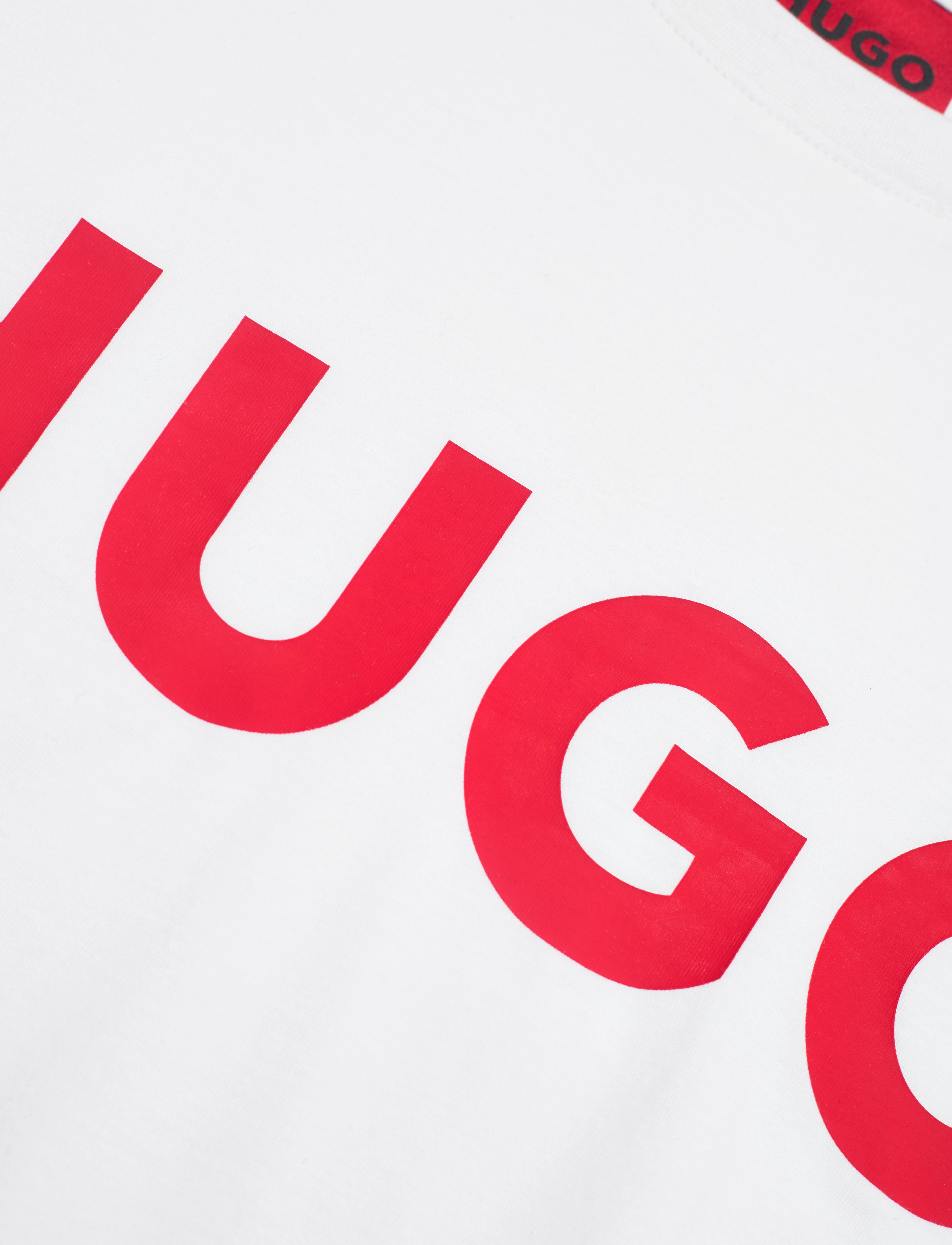 HUGO - Dulivio - kortærmede t-shirts - white - 5