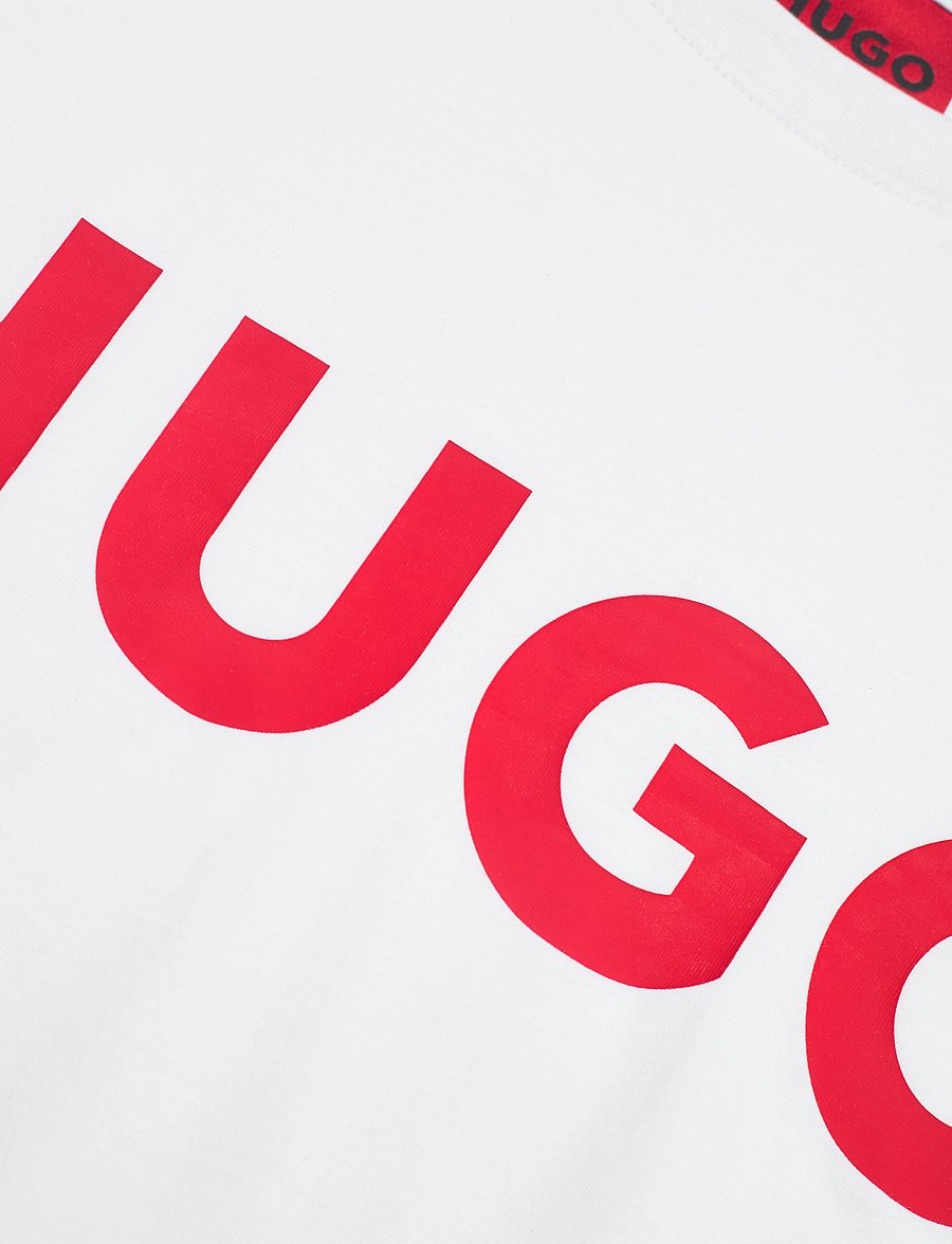 HUGO - Dulivio - lühikeste varrukatega t-särgid - white - 5