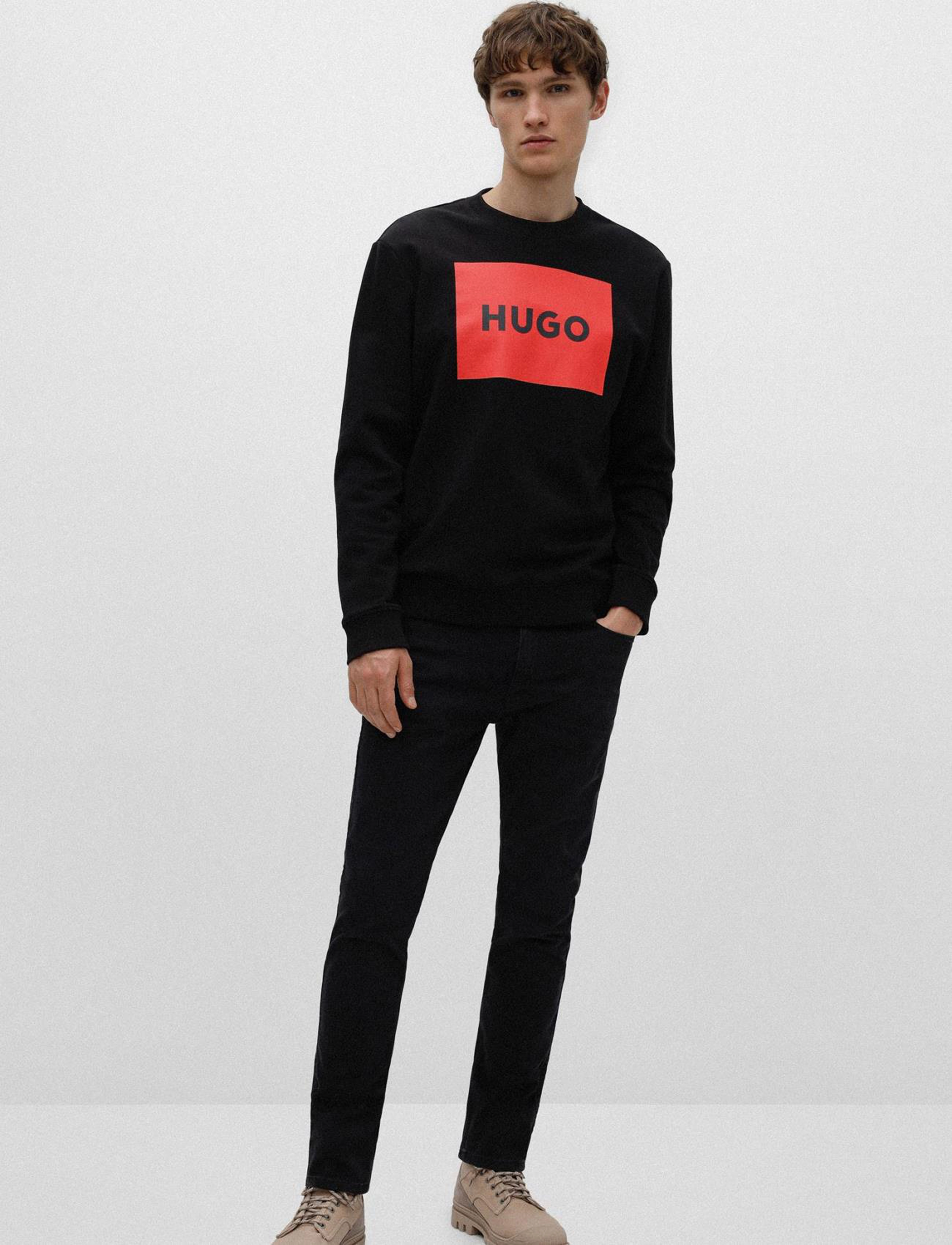 HUGO Duragol222, S, Sweatshirts & Hoodies, Schwarz - Sweatshirts, Männerswear