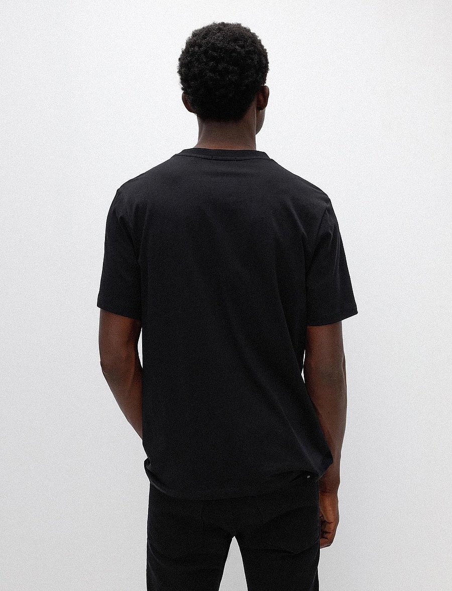 HUGO - Dulive222 - lühikeste varrukatega t-särgid - black - 5