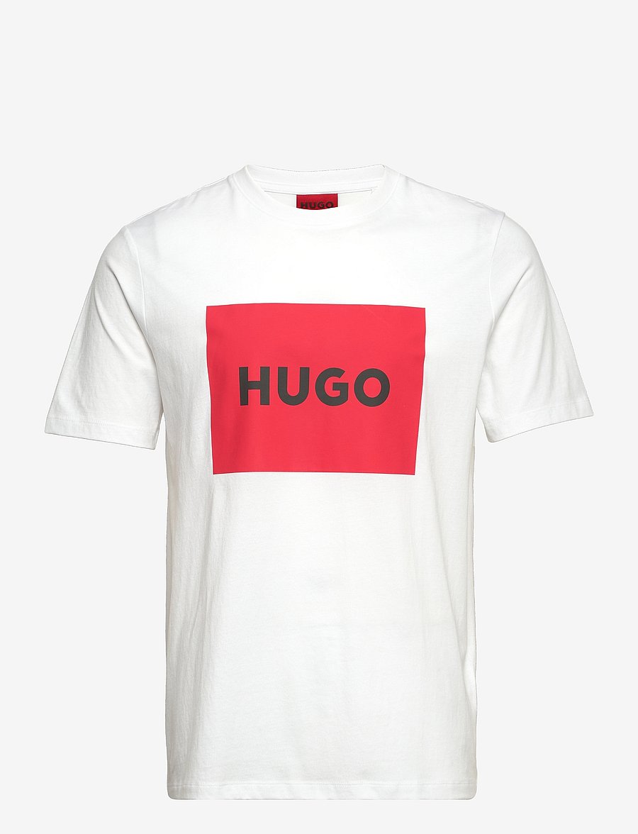 HUGO - Dulive222 - kurzärmelige t-shirts - white - 1