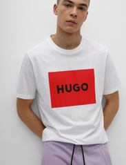 HUGO - Dulive222 - short-sleeved t-shirts - white - 3