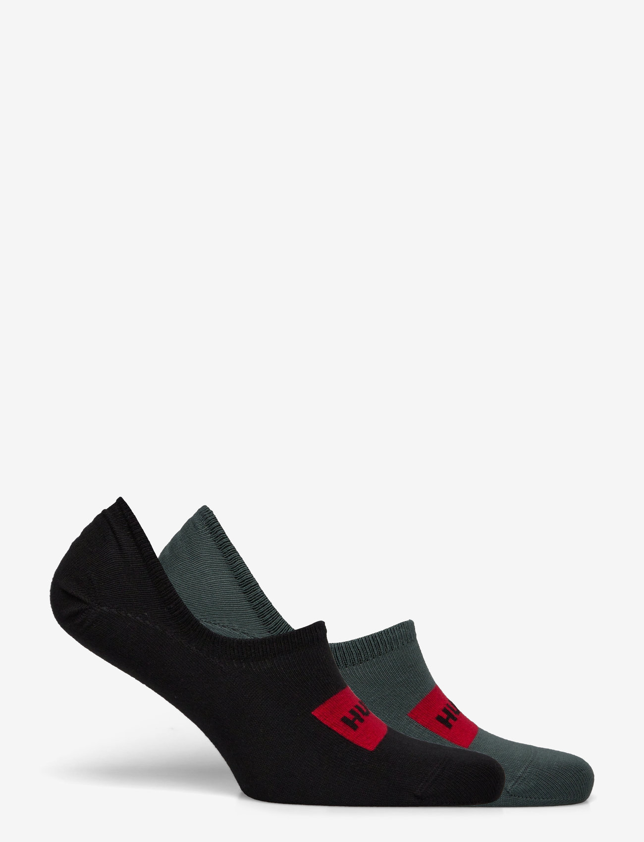 HUGO - 2P LOWCUT LABEL COL - dark green - 1