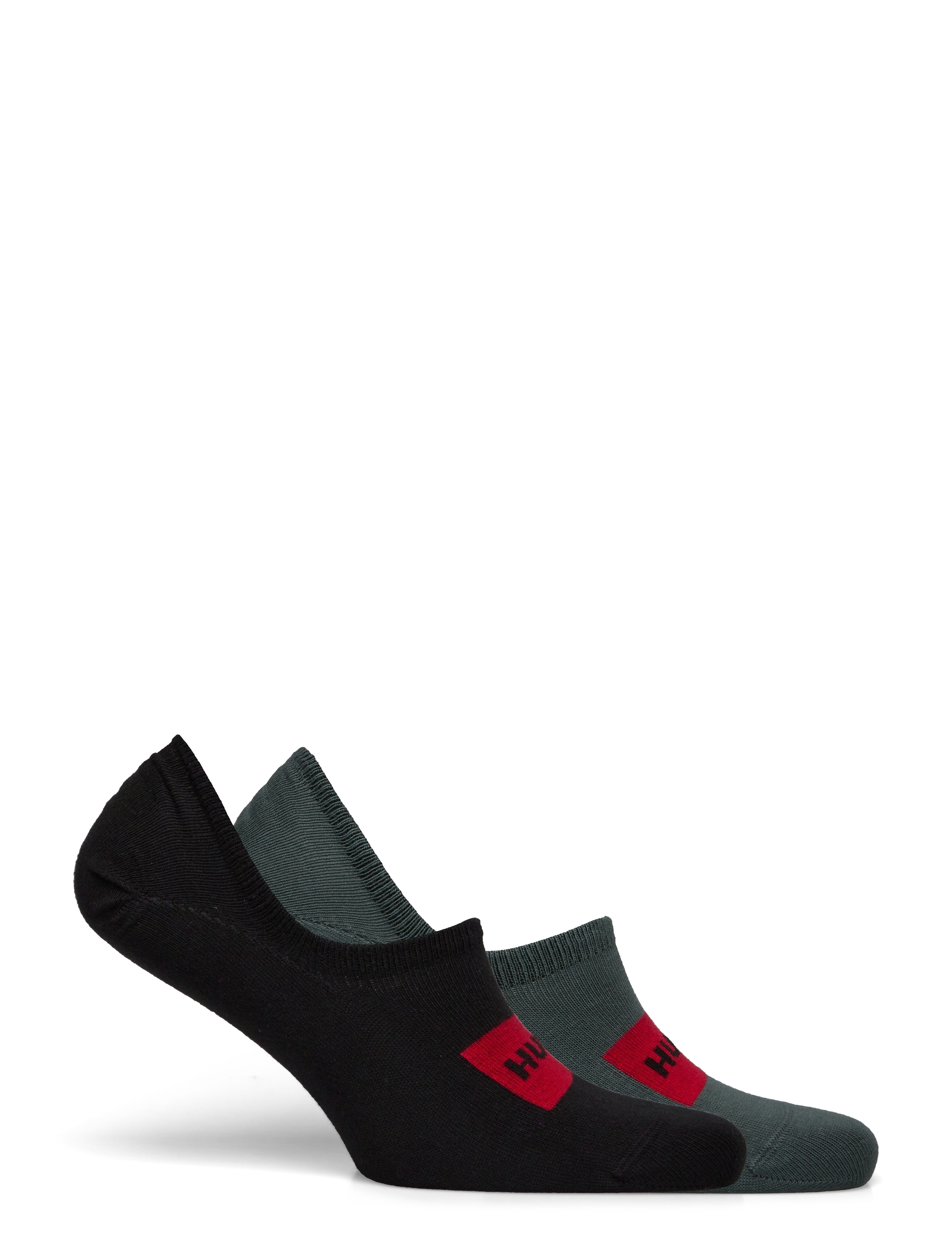 HUGO - 2P LOWCUT LABEL COL - dark green - 1