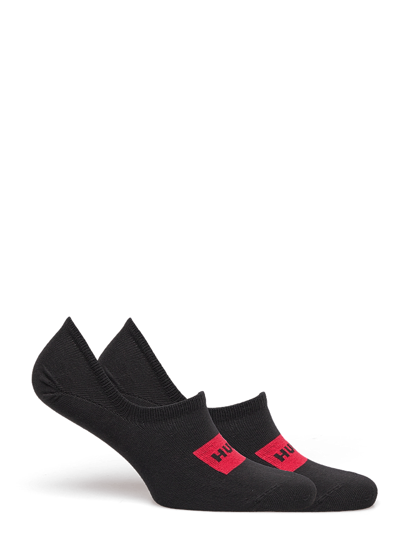 HUGO - 2P LOW CUT LABEL CC - sokkide mitmikpakk - black - 2
