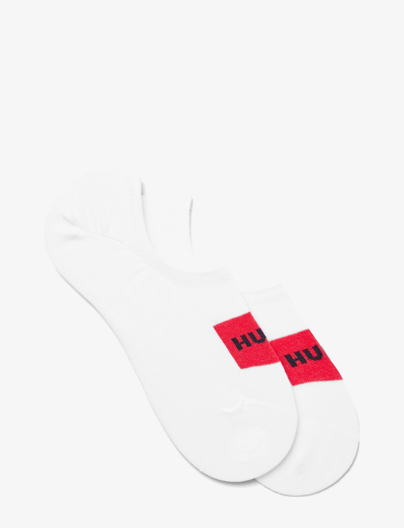 HUGO 2P LOW CUT LABEL CC - Strømper - WHITE / white