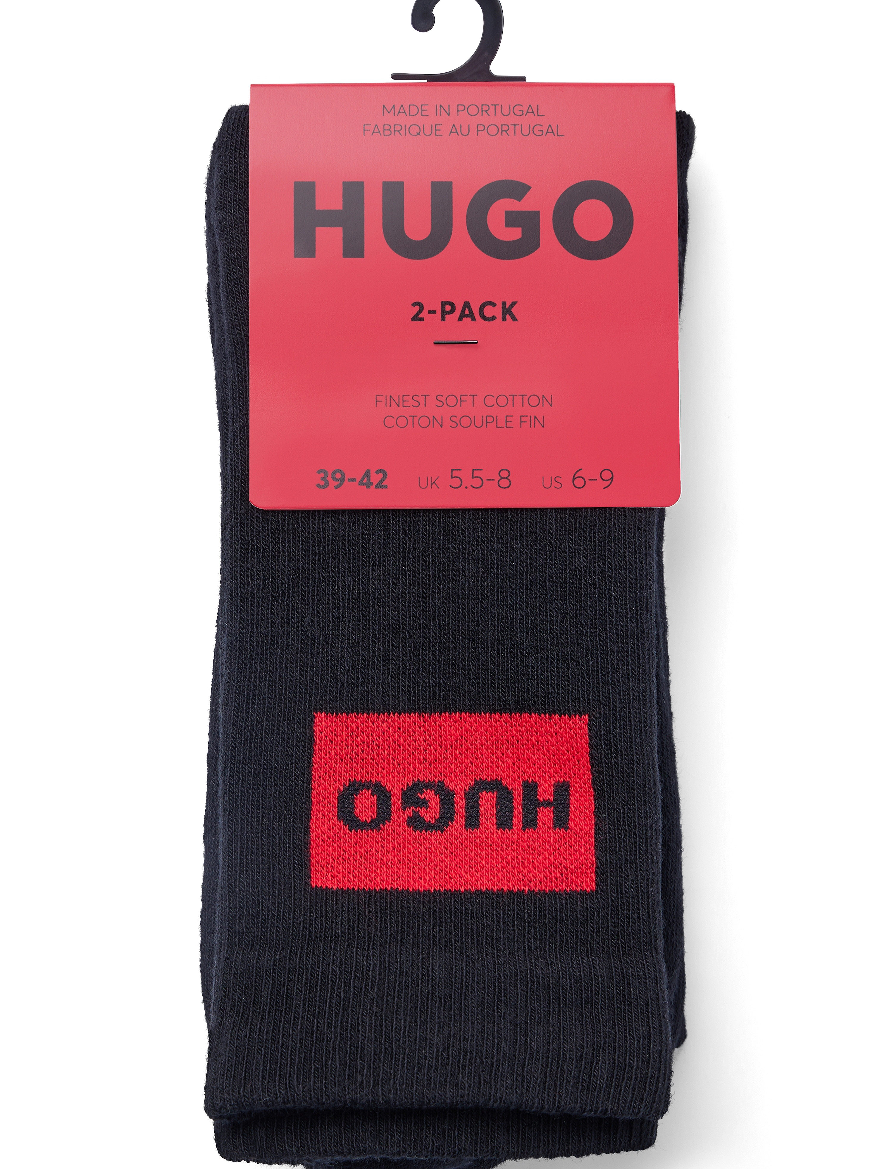 HUGO - 2P QS RIB LABEL CC - black - 5