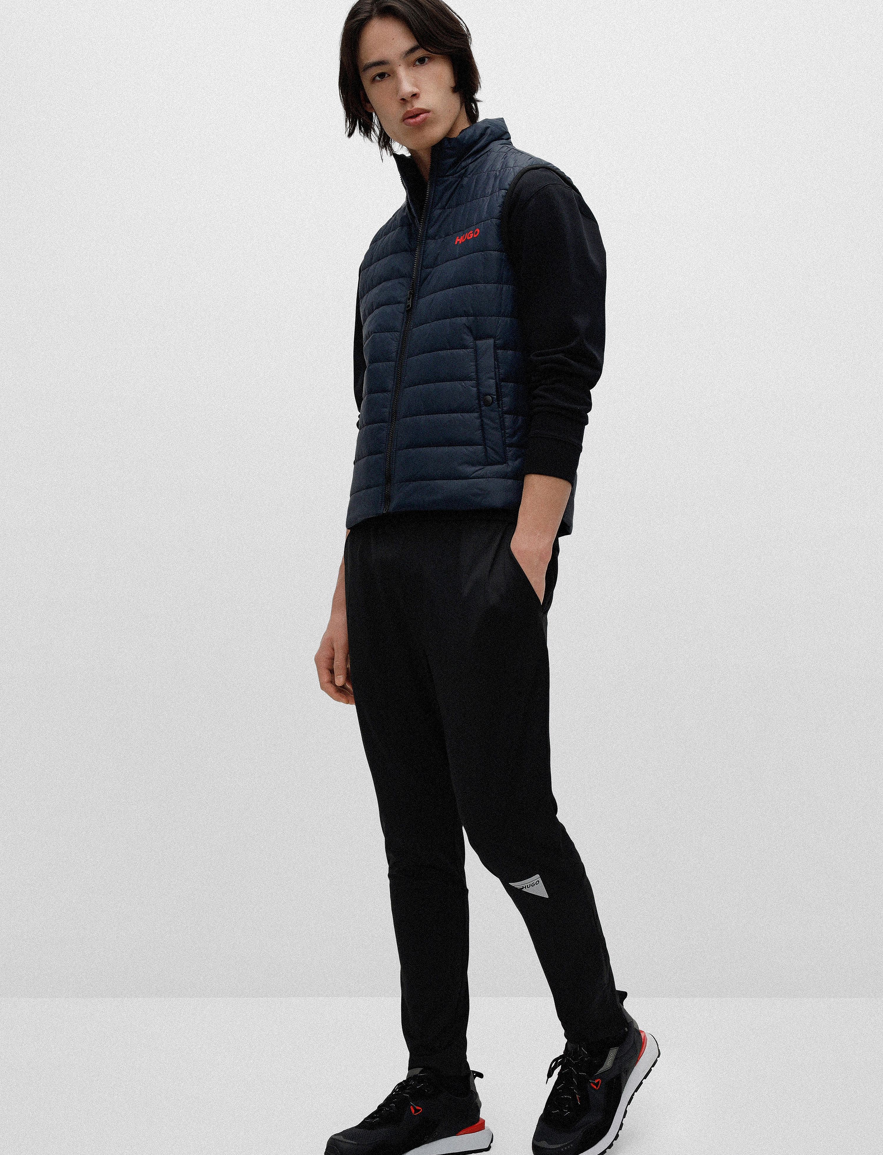 HUGO Bentino2221, XS, Designer, Blau - Westen, Männerswear