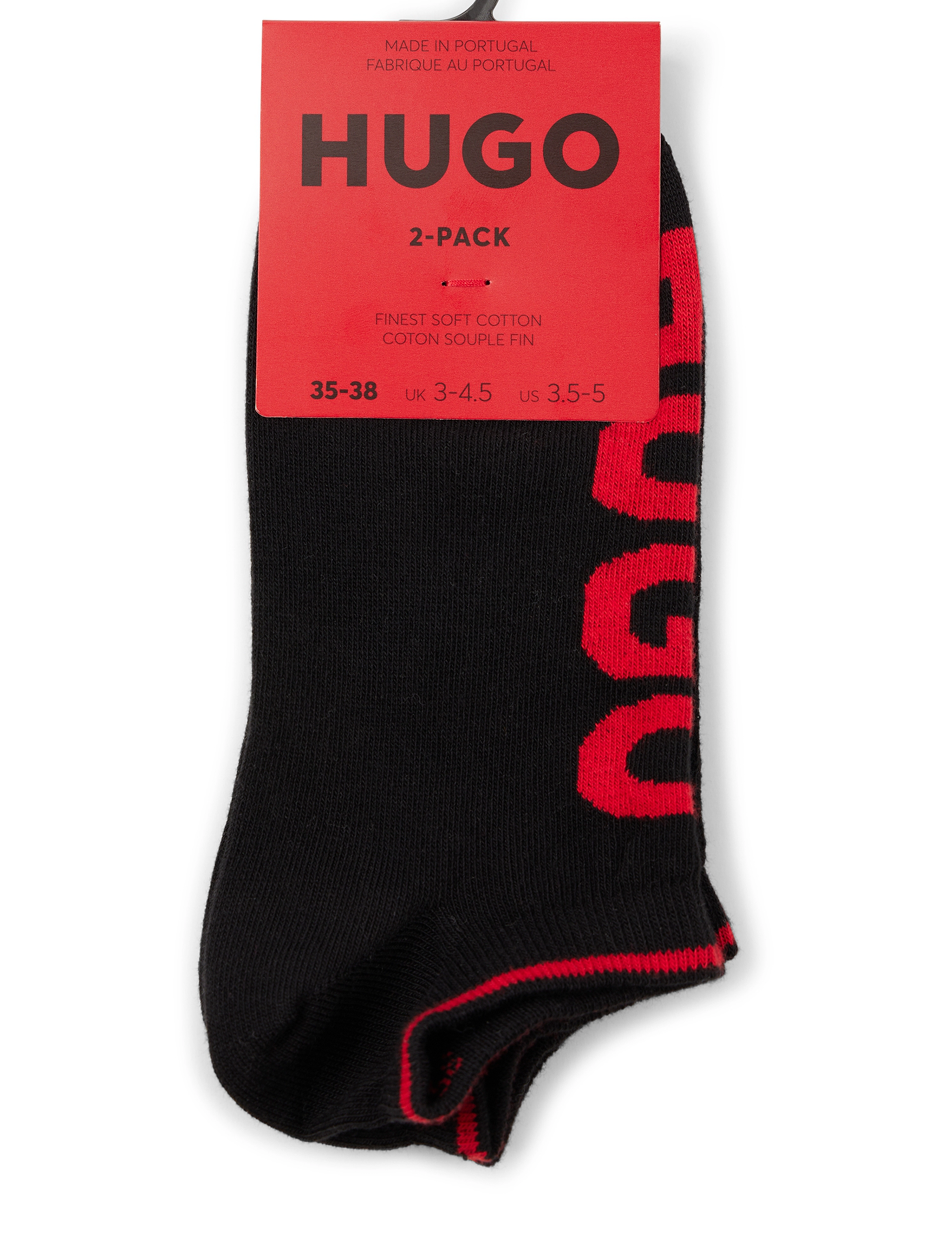 HUGO - 2P AS LOGO CC W - sneackersocken - black - 2