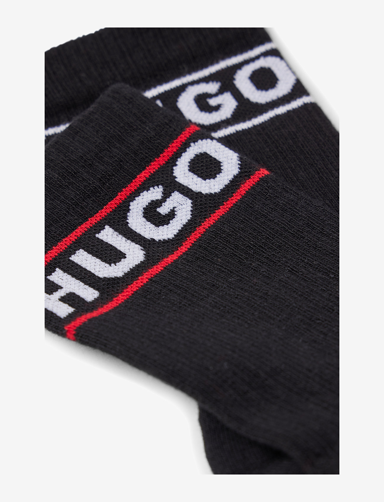 HUGO - 2P QS RIB LOGO CC W - black - 1