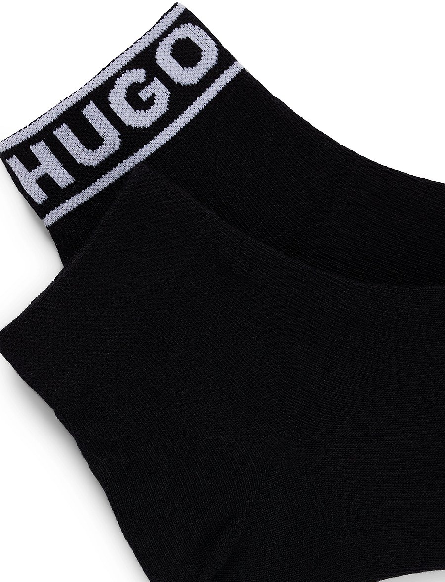 HUGO - 2P SH LOGO CC W - sneackersocken - black - 2