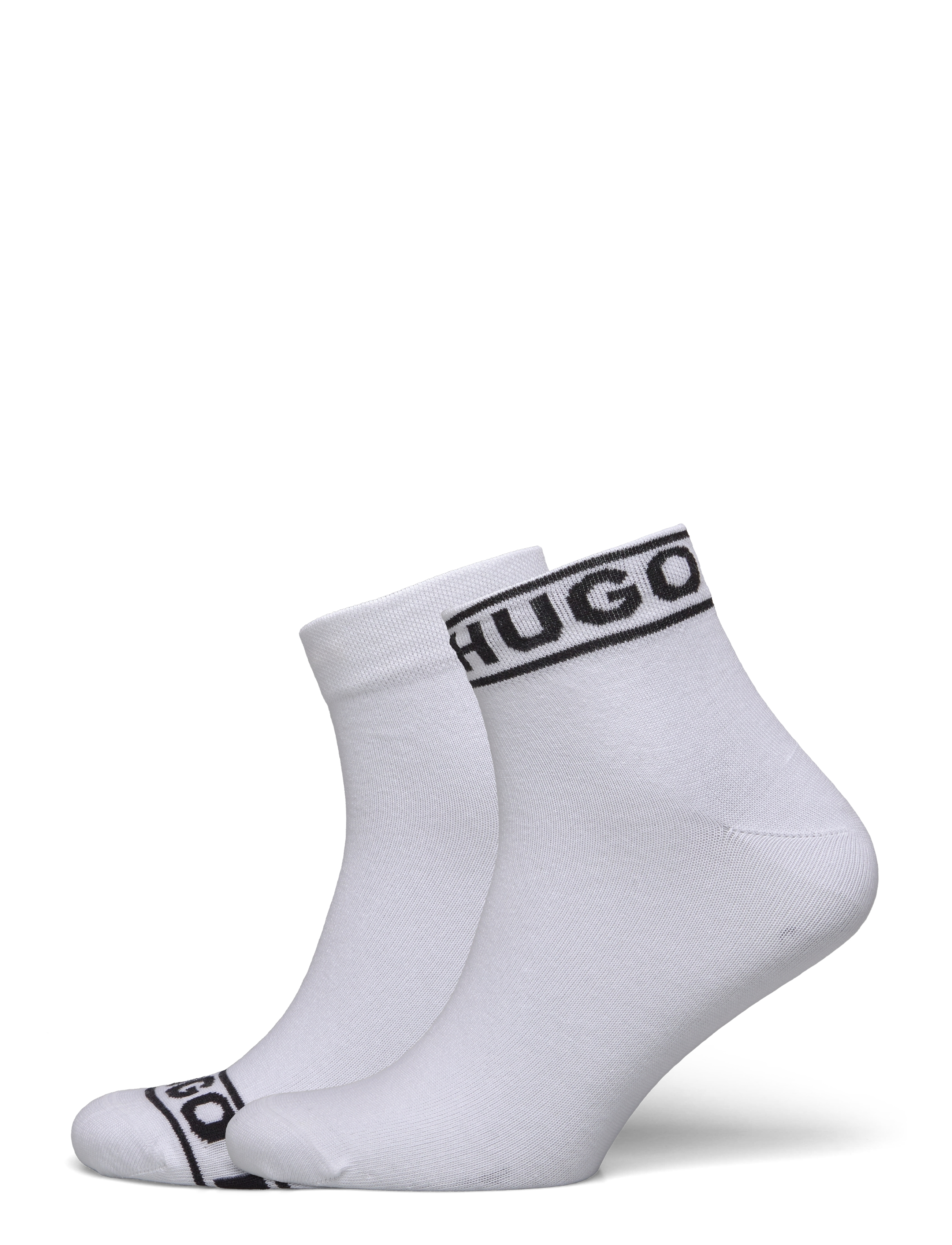 HUGO 2P Sh Logo Cc W, 35-38, Socks, Weiß - Regular Frauen