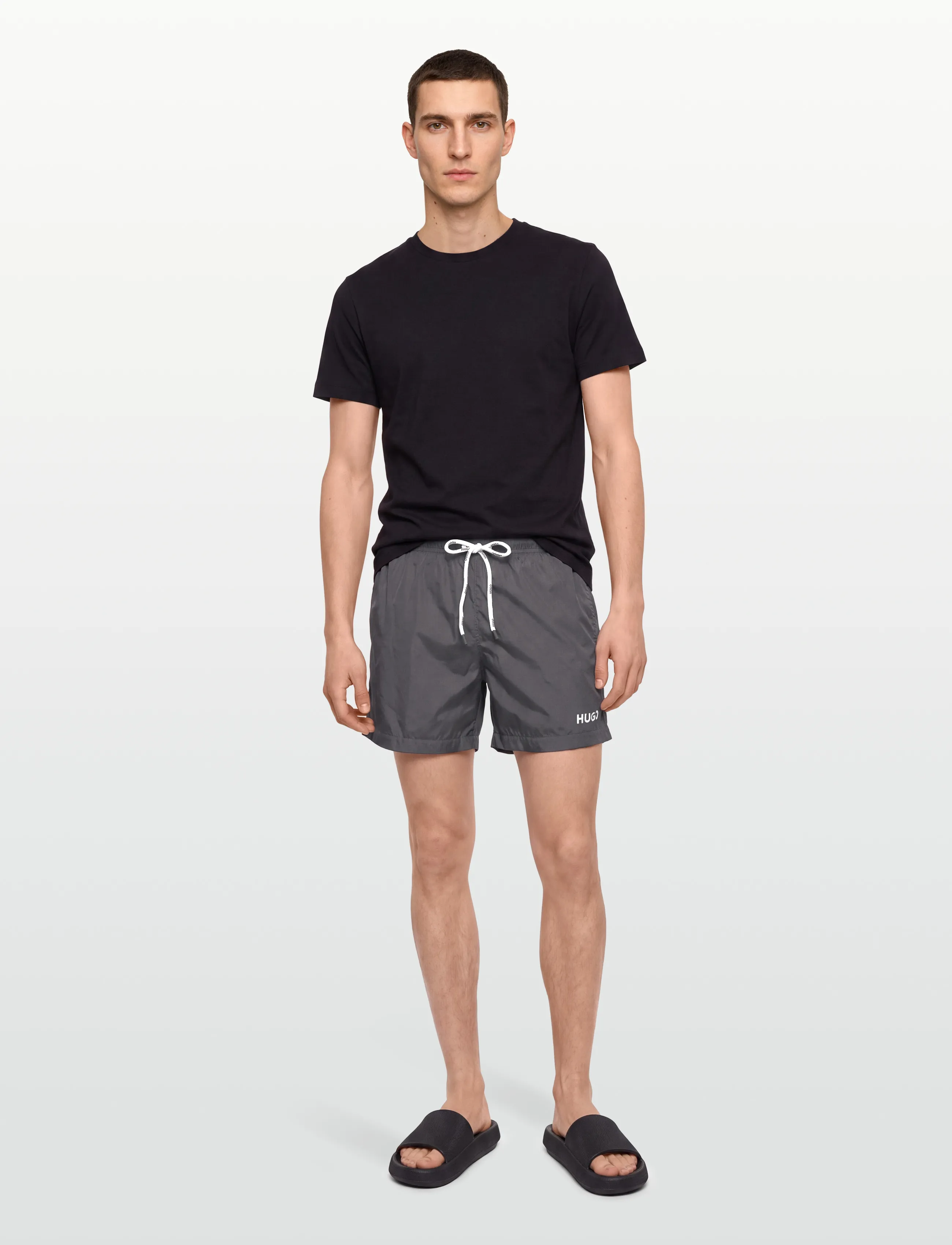 HUGO Haiti, XXL, Bademode, Grau - Shorts, Männerswear