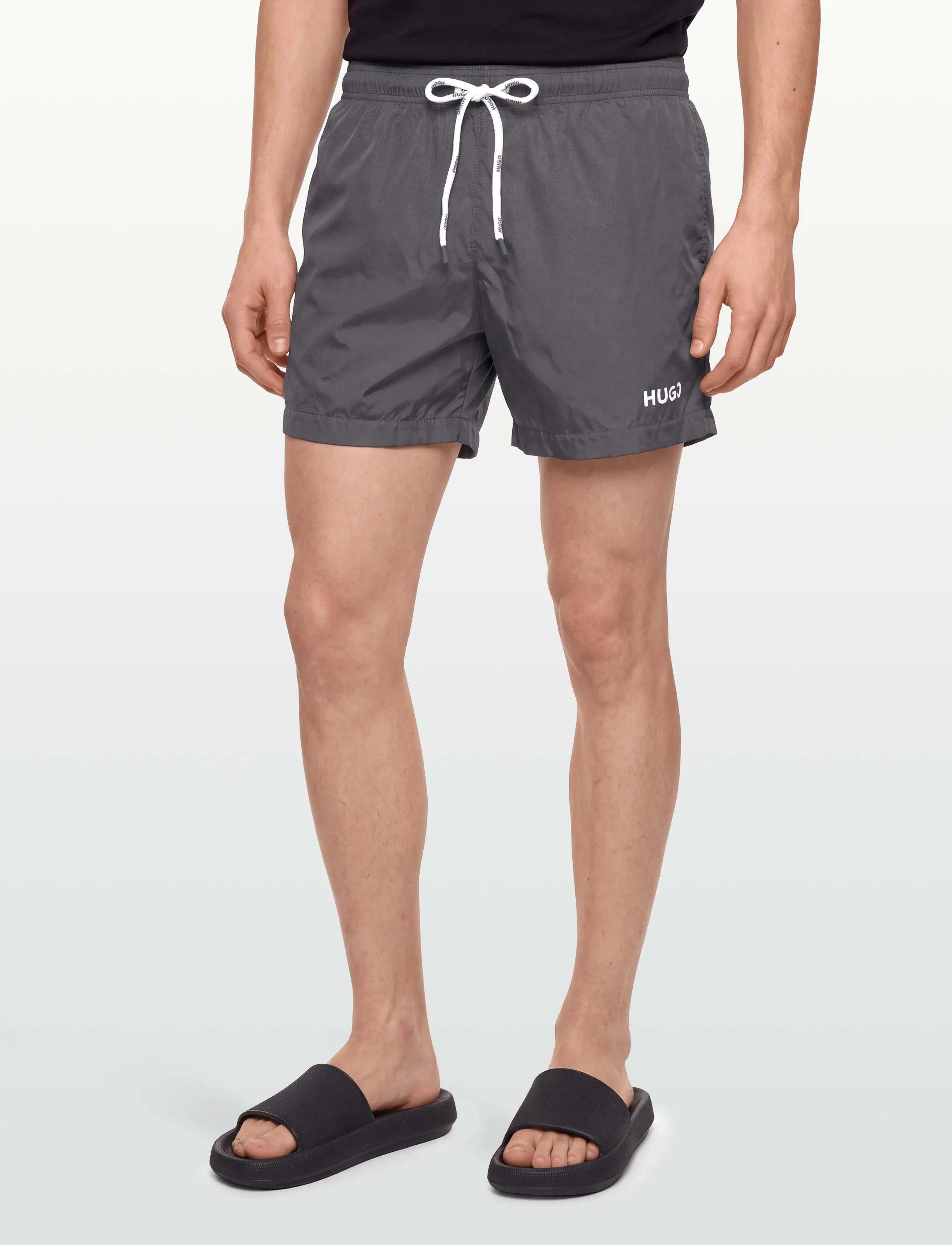 HUGO - HAITI - badehose - charcoal - 3
