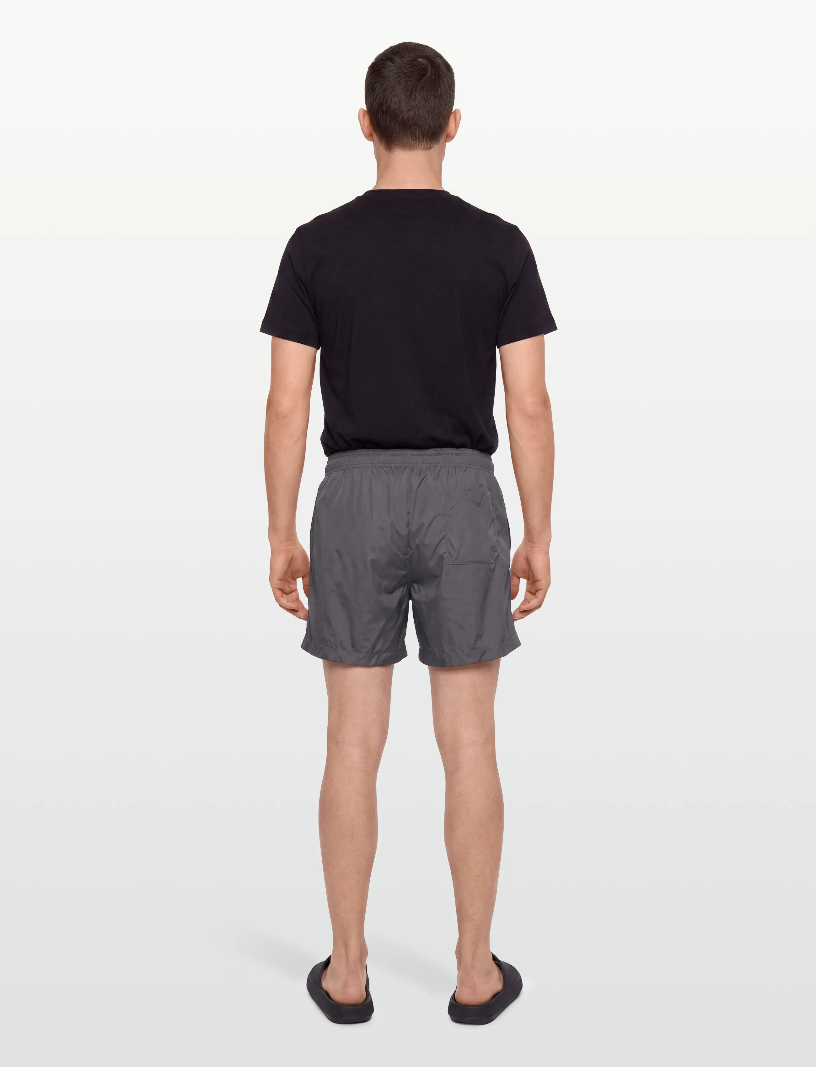 HUGO - HAITI - badehose - charcoal - 4