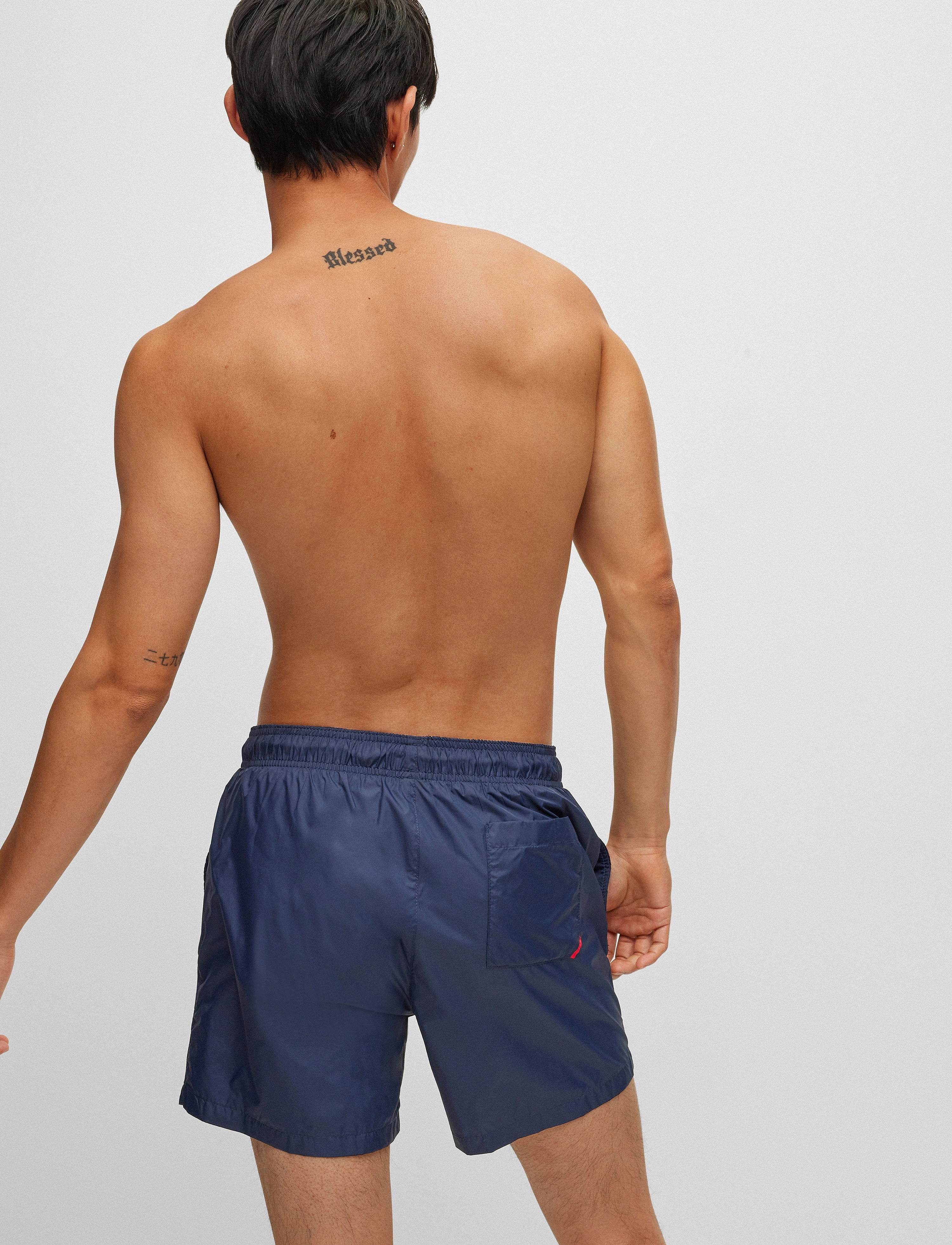 HUGO - HAITI - badeshorts - dark blue - 3