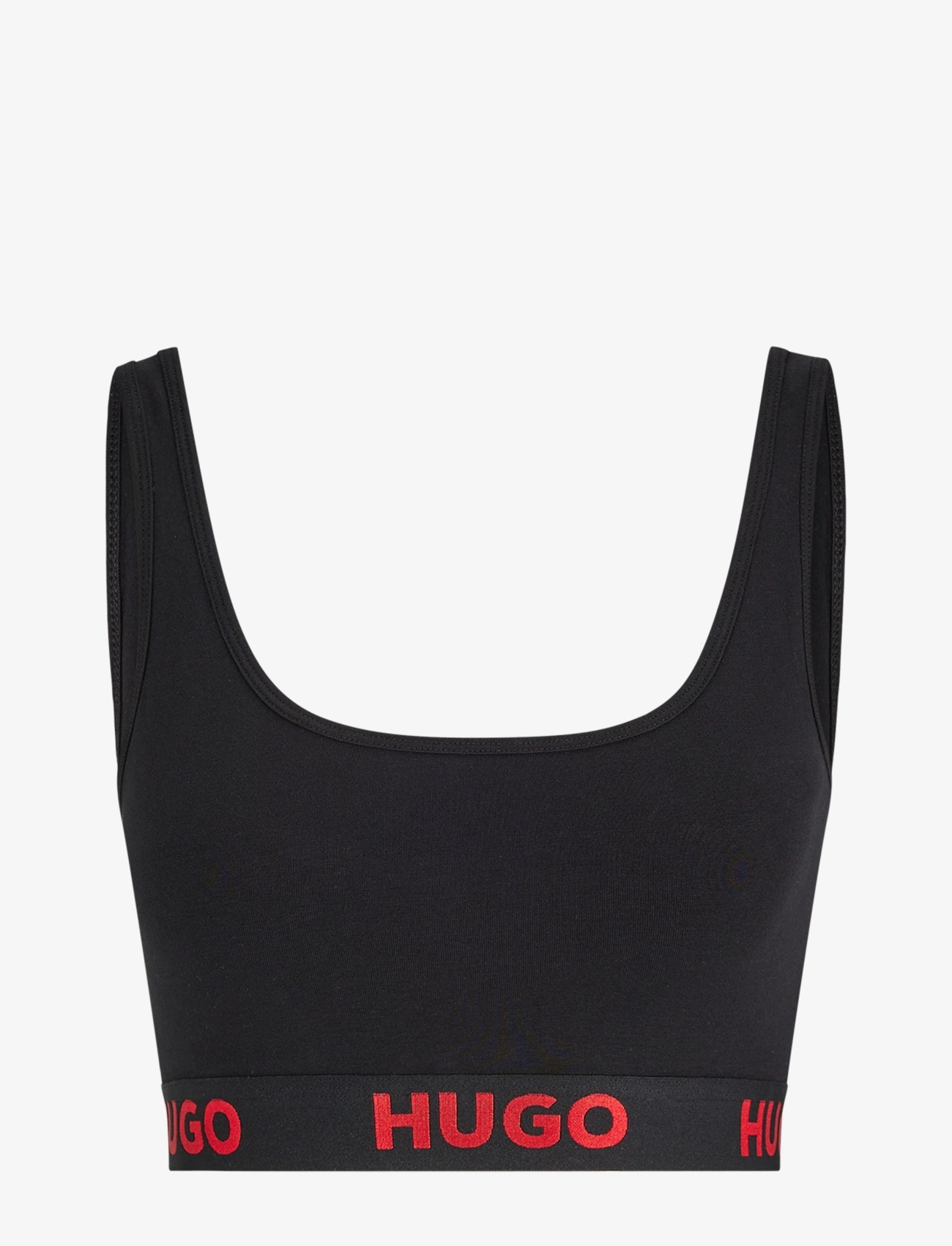 HUGO Bralette Sporty Logo Schwarz - XXL - Damen