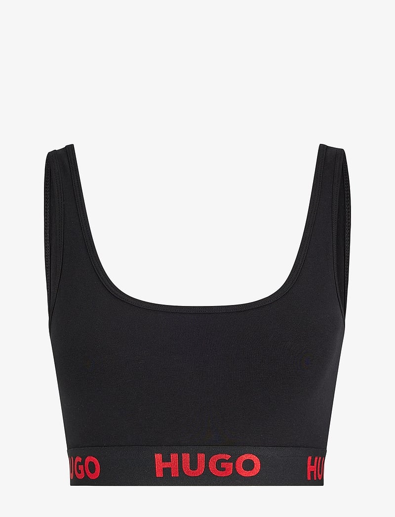 HUGO - BRALETTE SPORTY LOGO - singlet-bh-er - black - 1