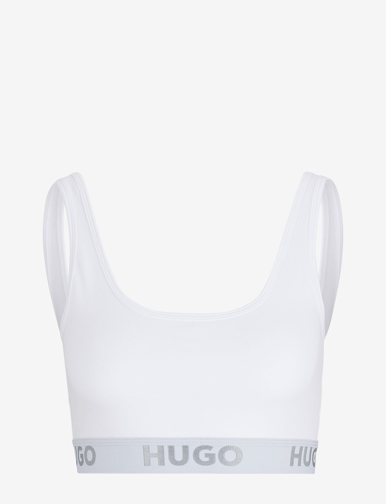 HUGO - BRALETTE SPORTY LOGO - tank top rinnahoidjad - white - 1