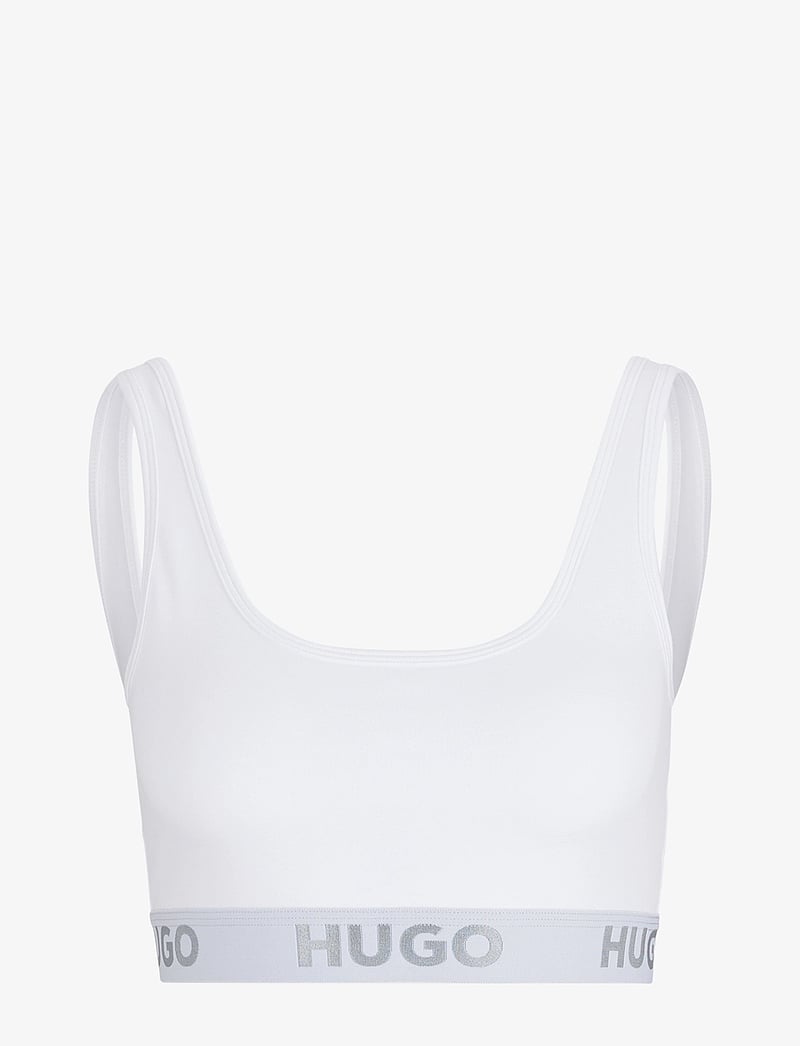 HUGO - BRALETTE SPORTY LOGO - tank top rinnahoidjad - white - 1