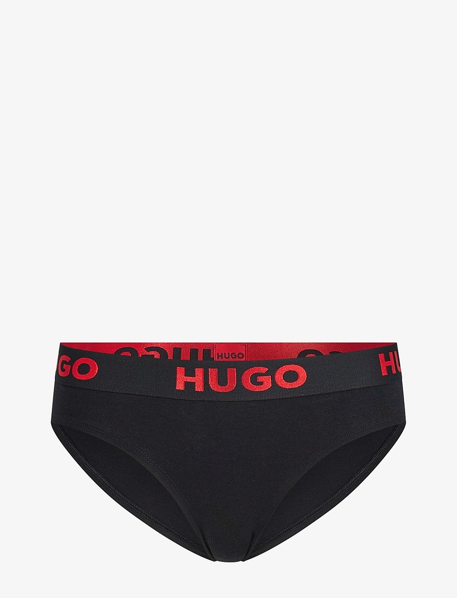 HUGO - BRIEF SPORTY LOGO - briefs - black - 0
