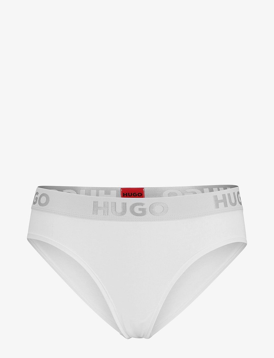 HUGO - BRIEF SPORTY LOGO - püksikud - white - 0