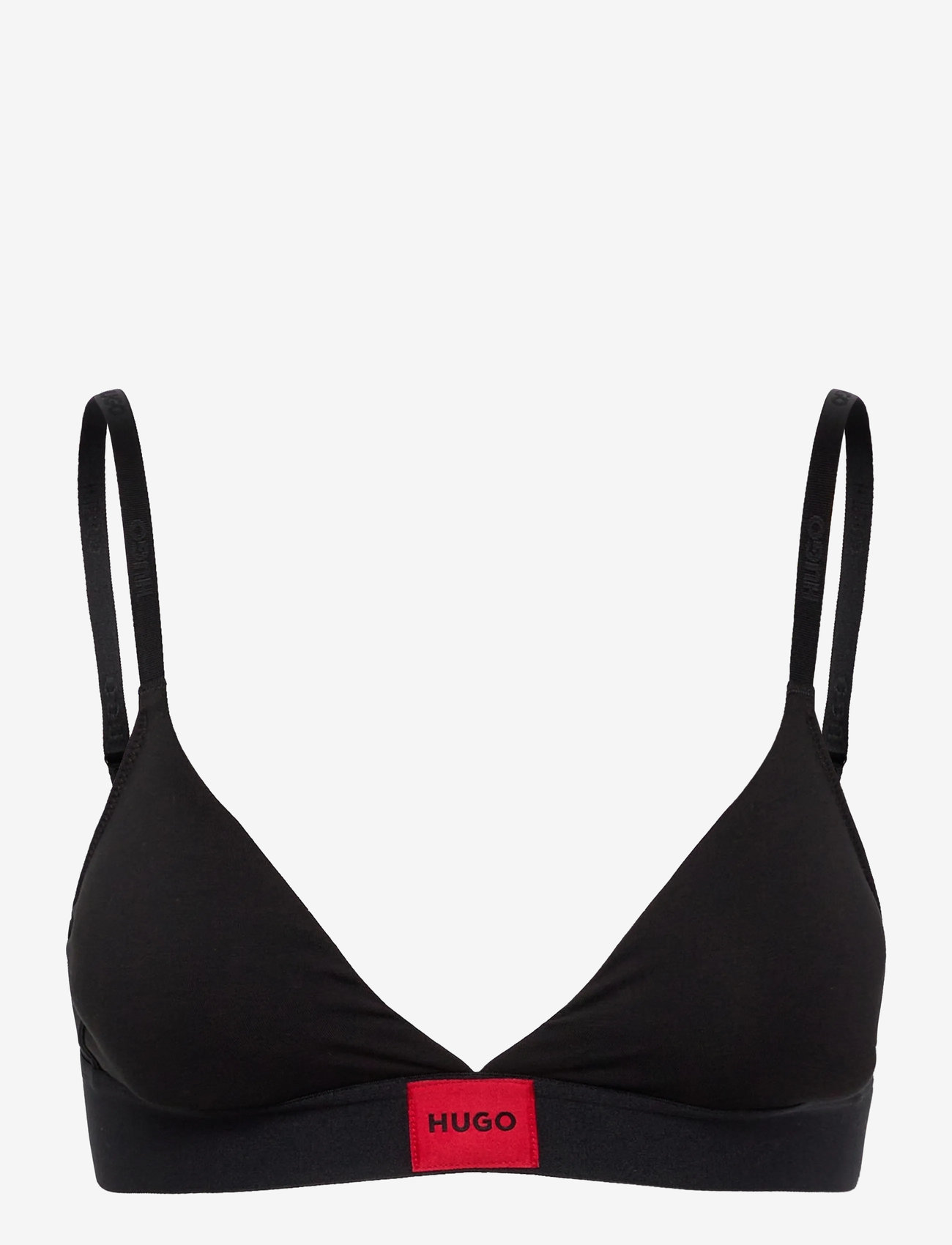 HUGO - TRIANGLE RED LABEL - rinnahoidja - black - 0