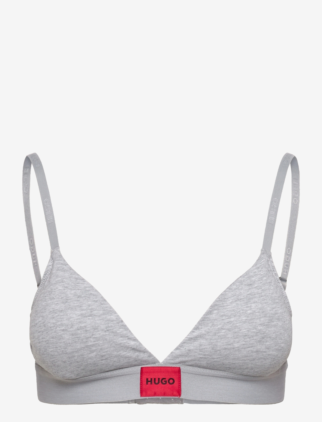 HUGO - TRIANGLE RED LABEL - bralette - medium grey - 0