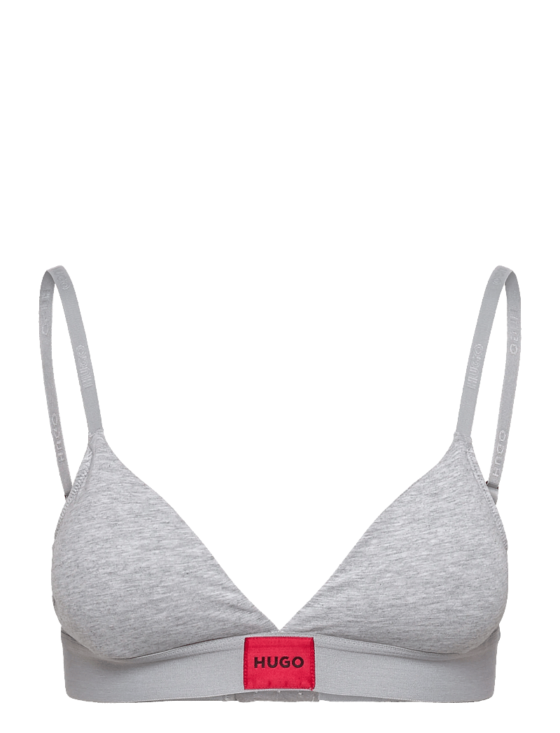 HUGO - TRIANGLE RED LABEL - bralette - medium grey - 0