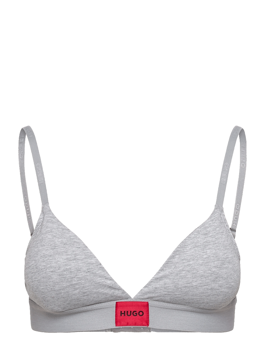 HUGO - TRIANGLE RED LABEL - bralette - medium grey - 0