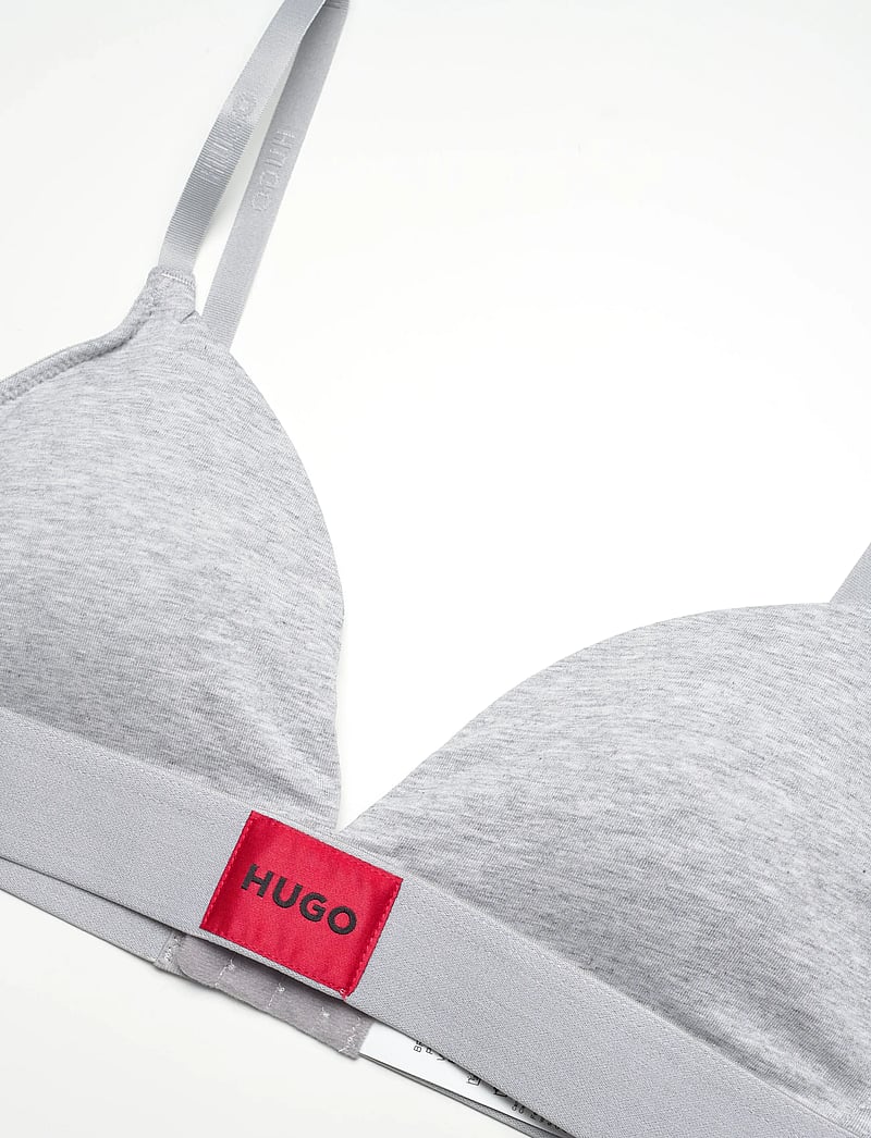 HUGO - TRIANGLE RED LABEL - bralette - medium grey - 2