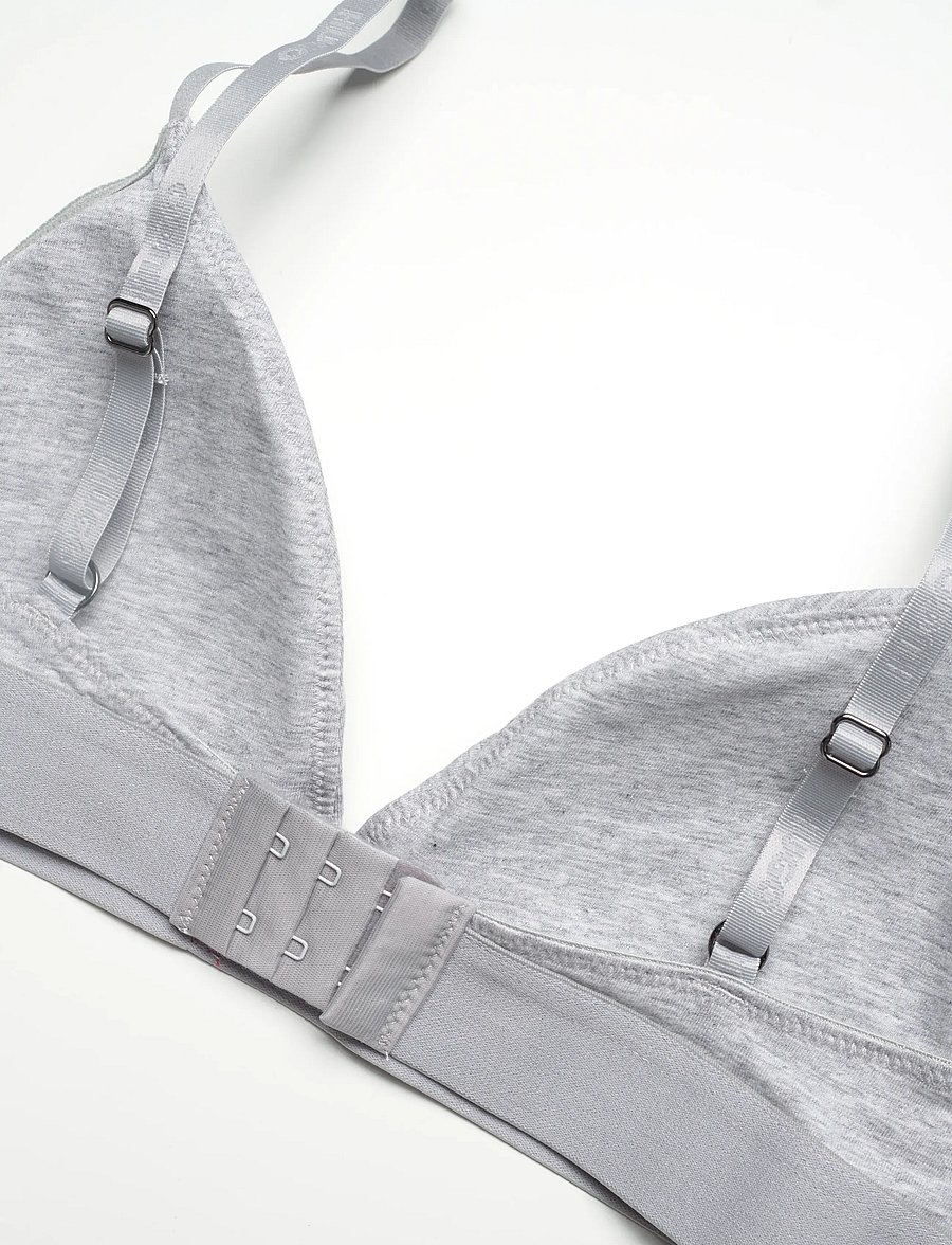 HUGO - TRIANGLE RED LABEL - bralette - medium grey - 3