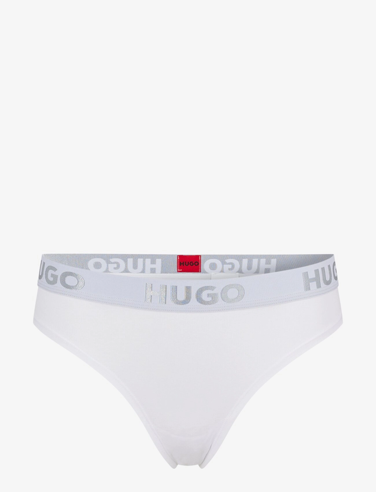 HUGO Thong Sporty Logo, Kvinder, Sporty Logo G-streng, Hvid, Str: XS