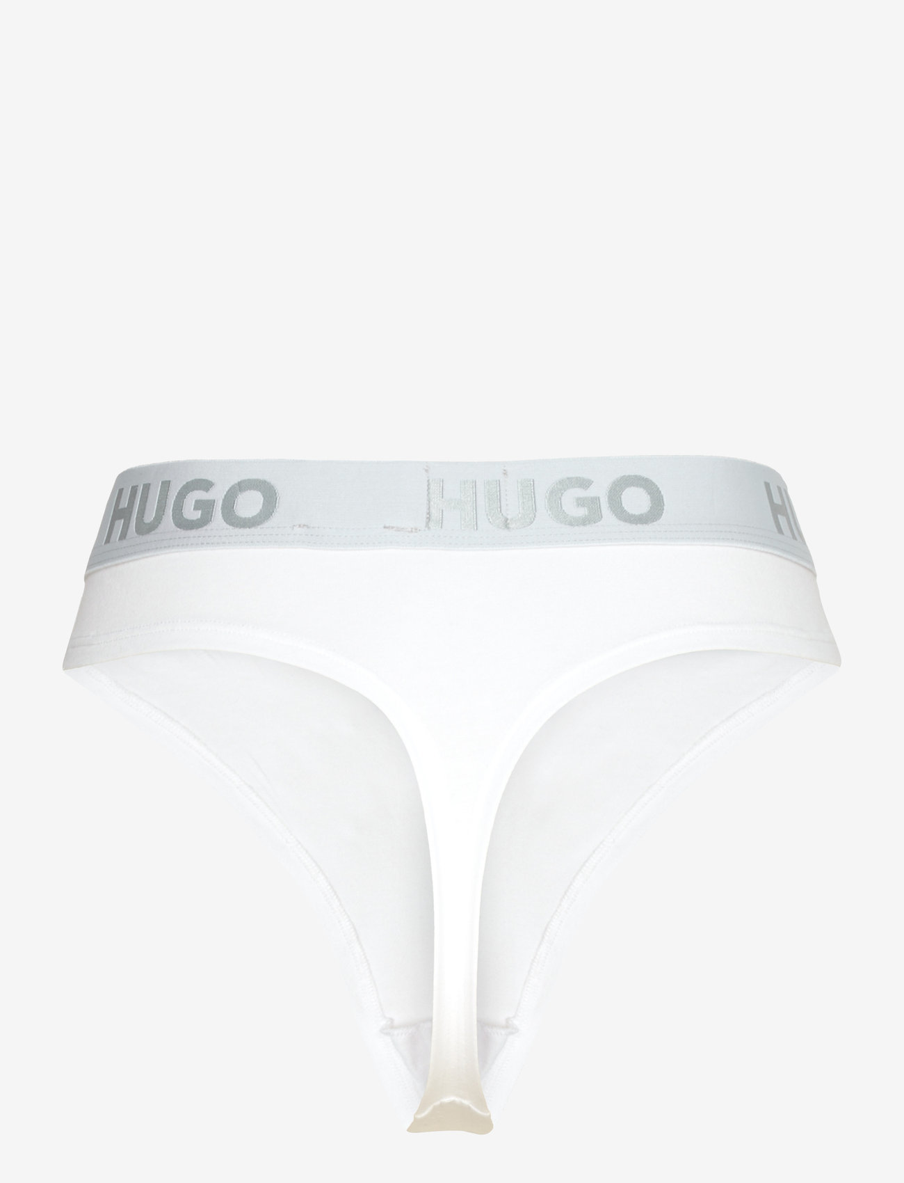 HUGO - THONG SPORTY LOGO - stringid - white - 1
