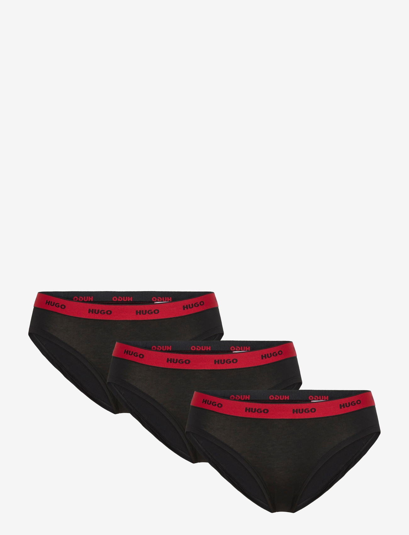 HUGO - TRIPLET BRIEF STRIPE - briefs - black - 0