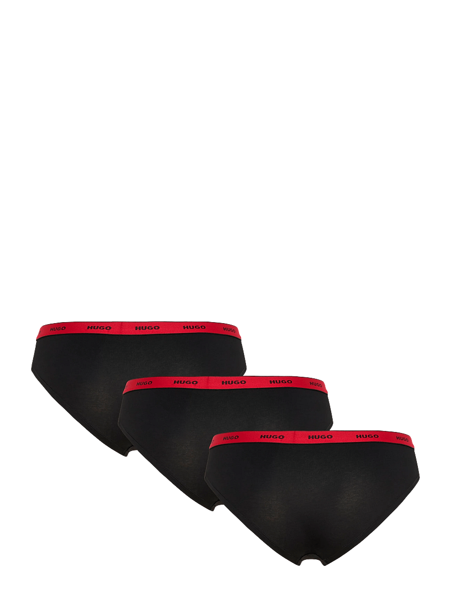 HUGO - TRIPLET BRIEF STRIPE - briefs - black - 2