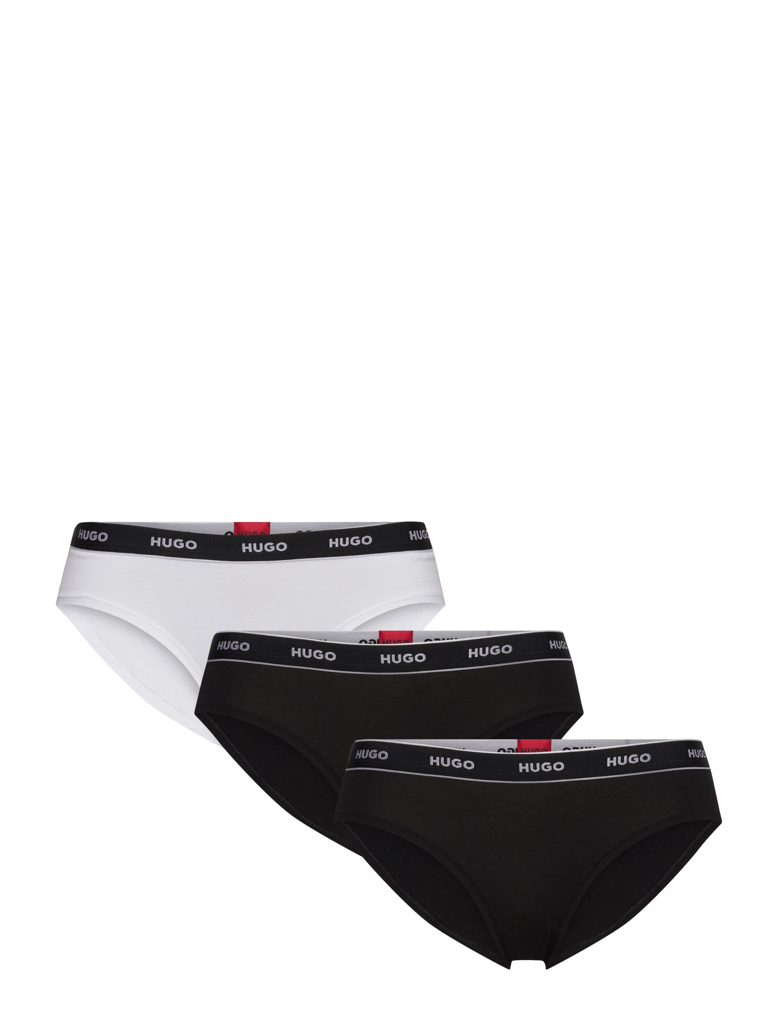 HUGO Triplet Brief Stripe, Kvinder, Underbukser, Multi/mønstret, Str: XXL