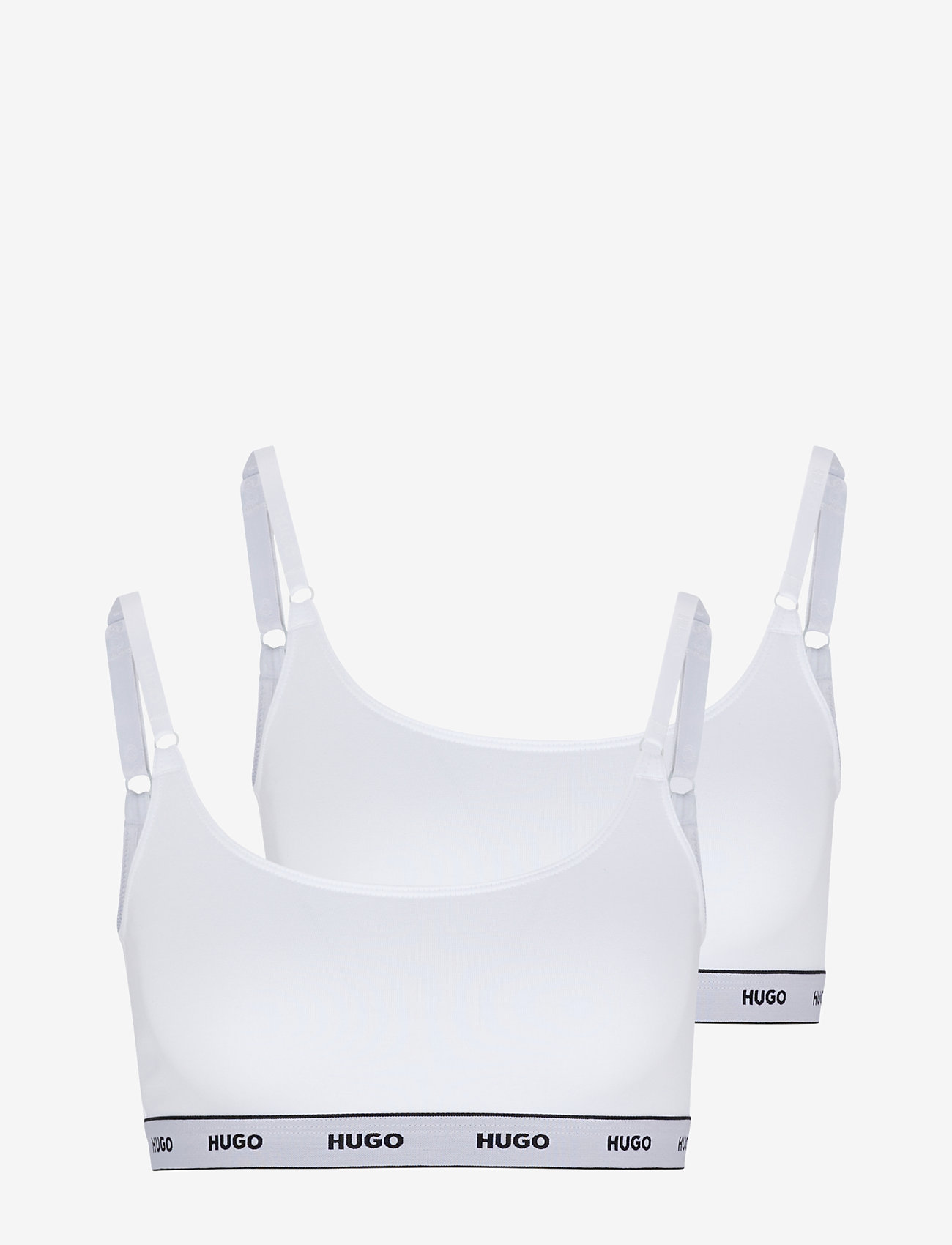 HUGO - TWIN BRALETTE STRIPE - bh-linnen - white - 0