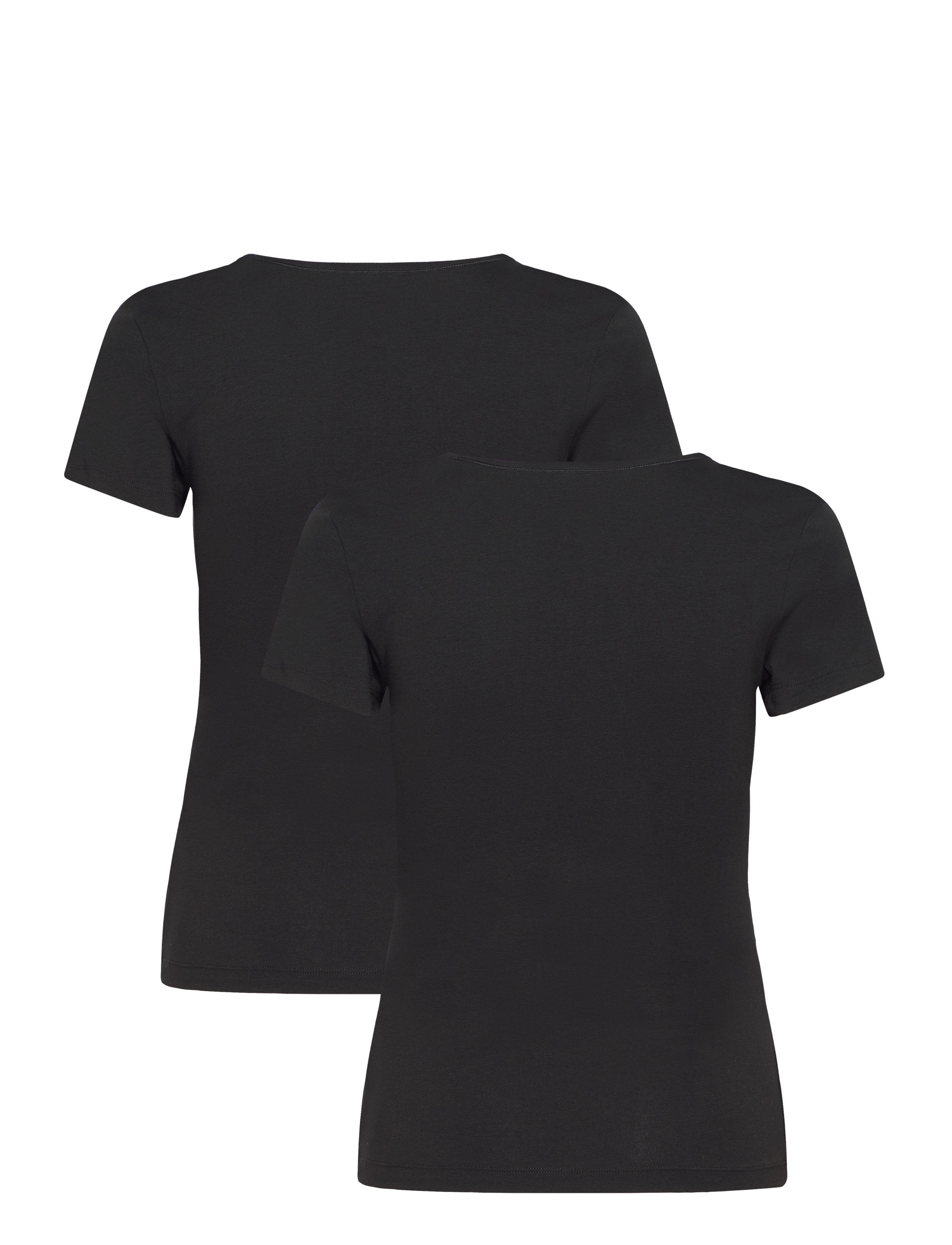 HUGO - TWIN T-SHIRT RN - t-särgid ja alussärgid - black - 2