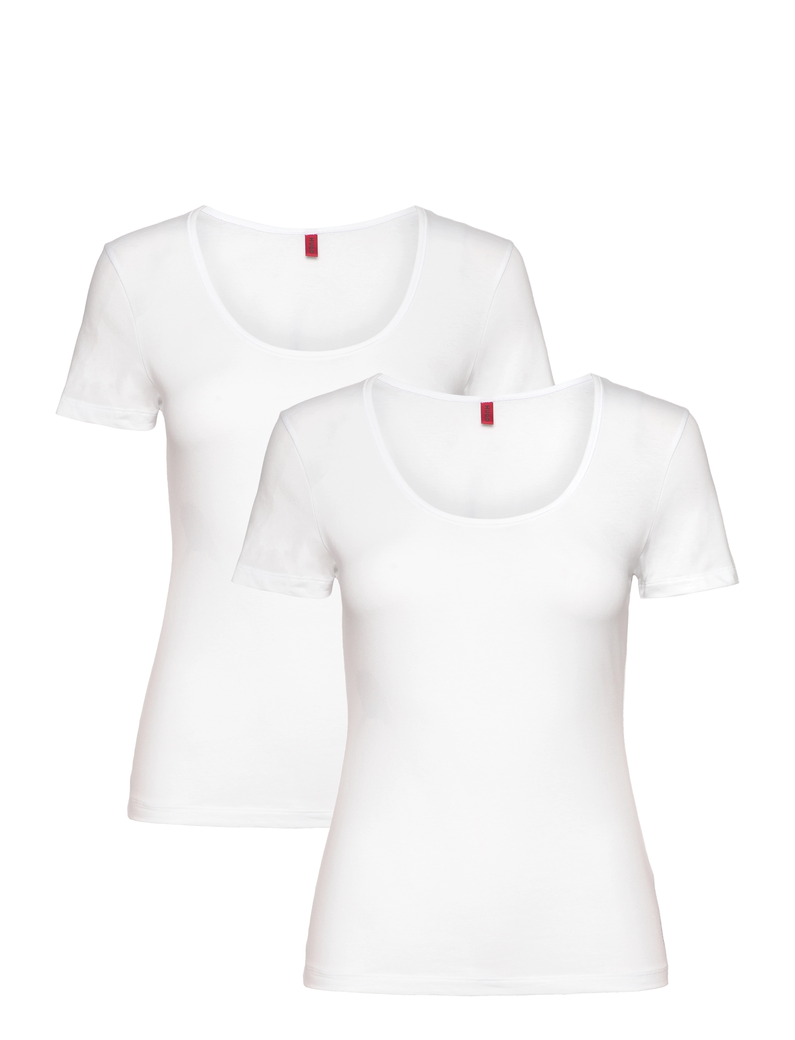 HUGO Twin T-Shirt Rn Weiß - S - Damen