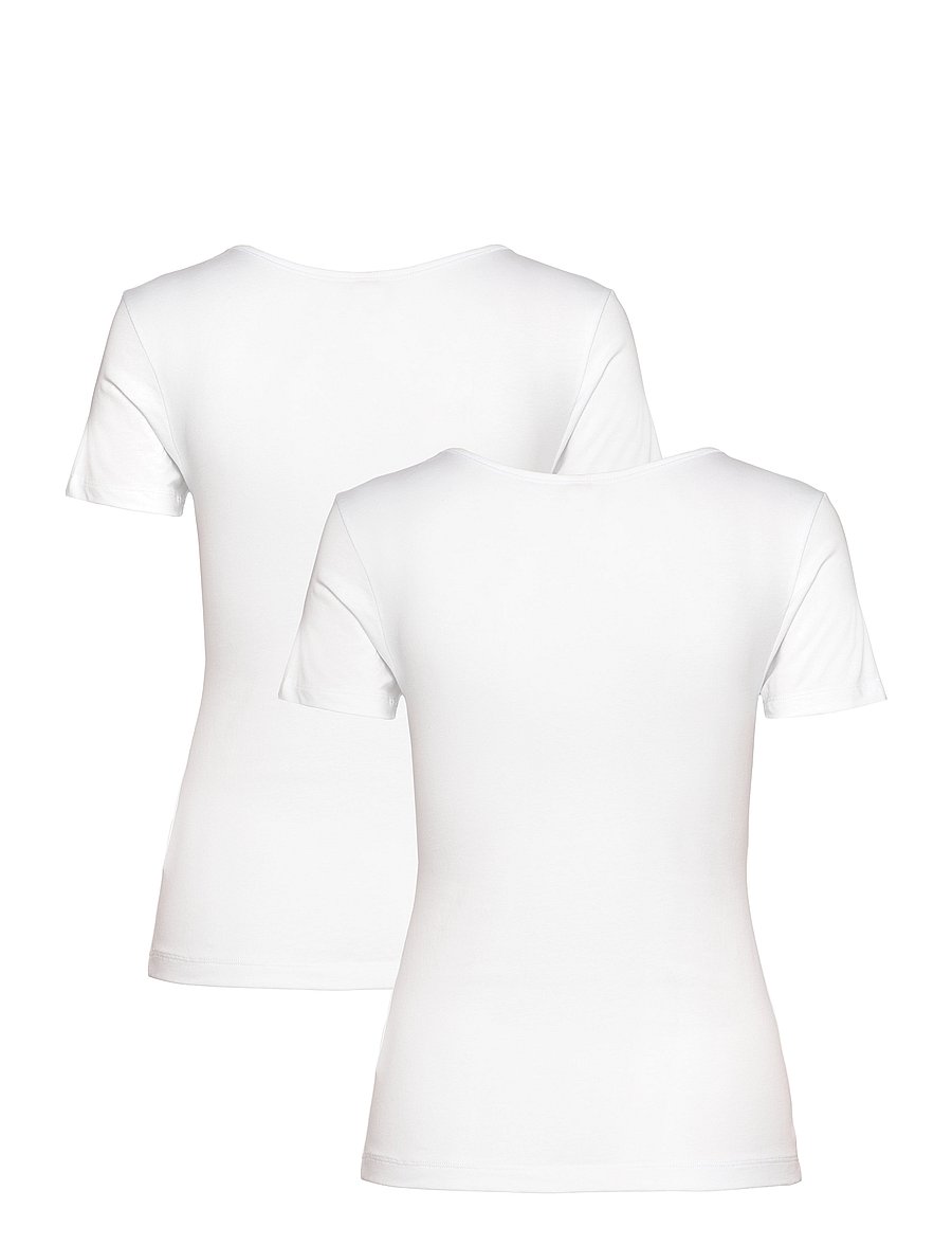 HUGO - TWIN T-SHIRT RN - t-särgid ja topid - white - 2